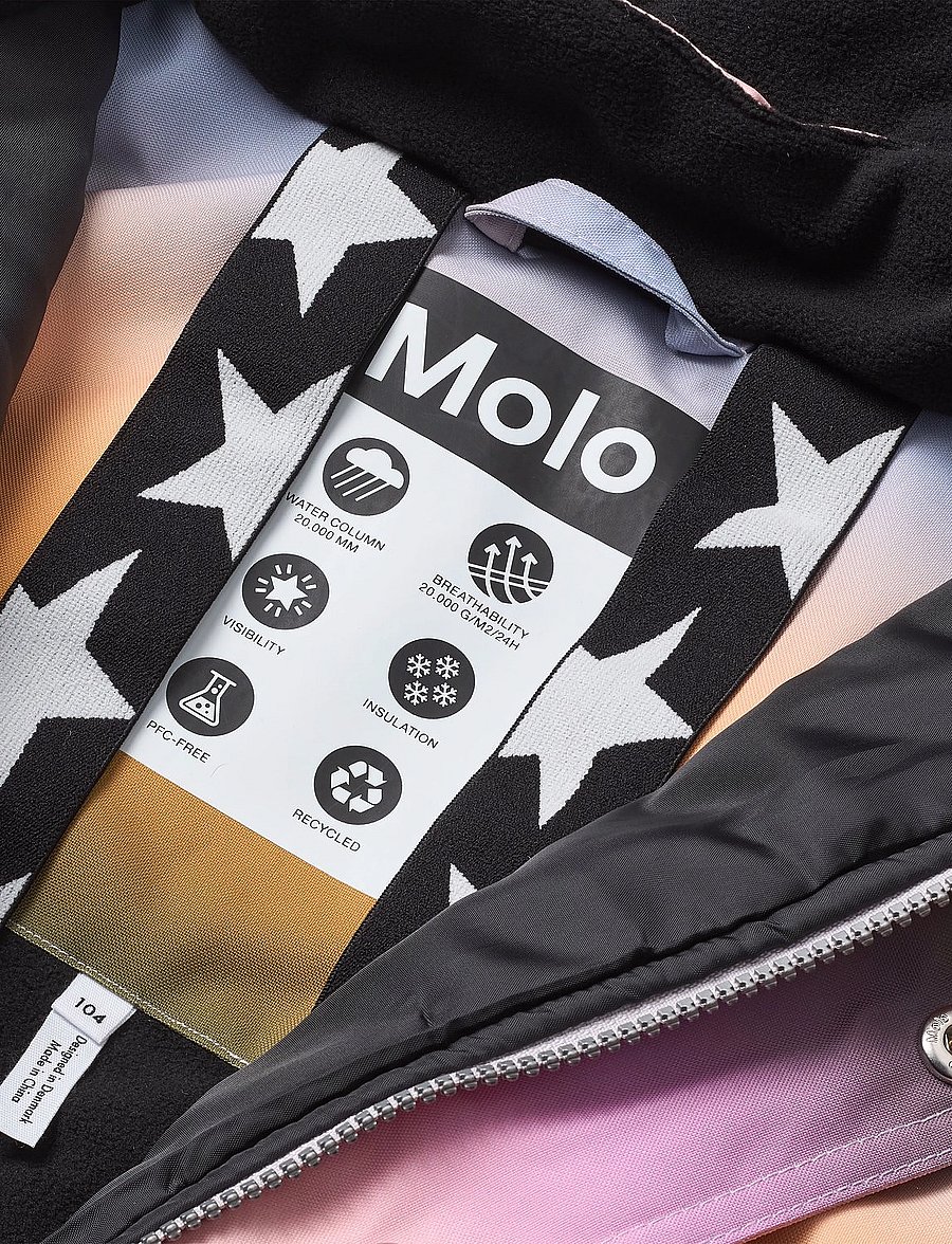 Molo - Polaris - snowsuit - rainbow sky - 3