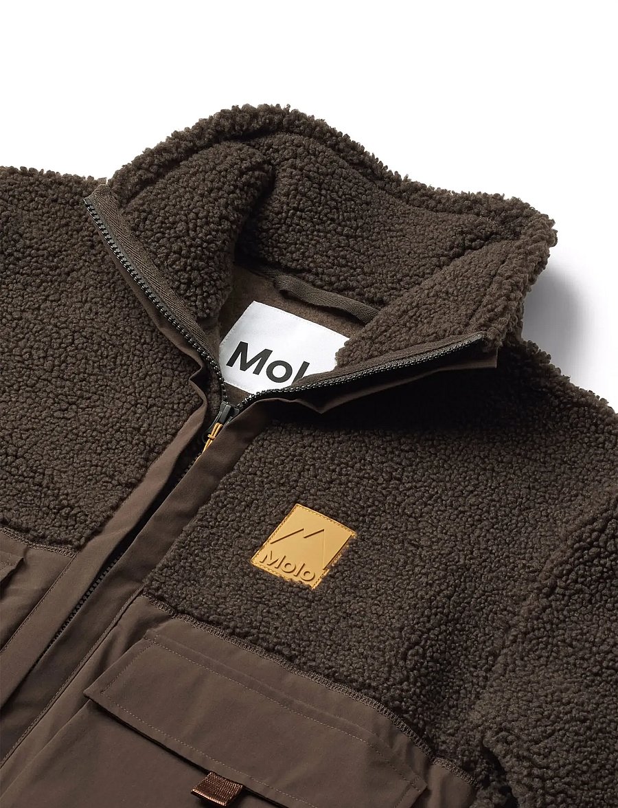 Molo - Utha - fleecejacken - bark brown - 5