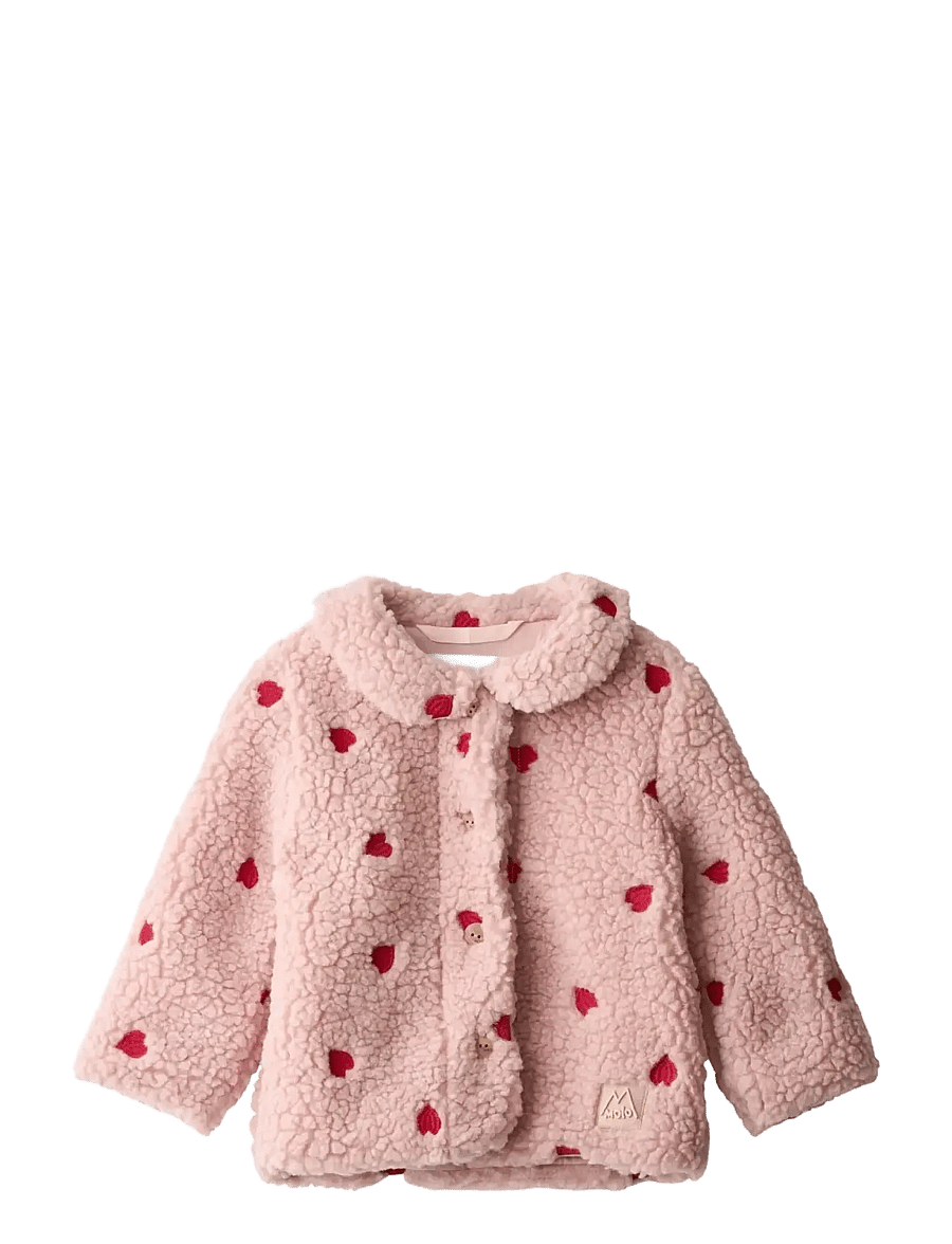Molo - Ursula - fleecejackor - red hearts soft - 1