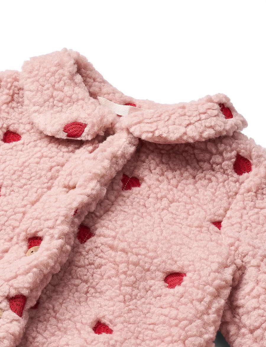 Molo - Ursula - fleecejackor - red hearts soft - 4