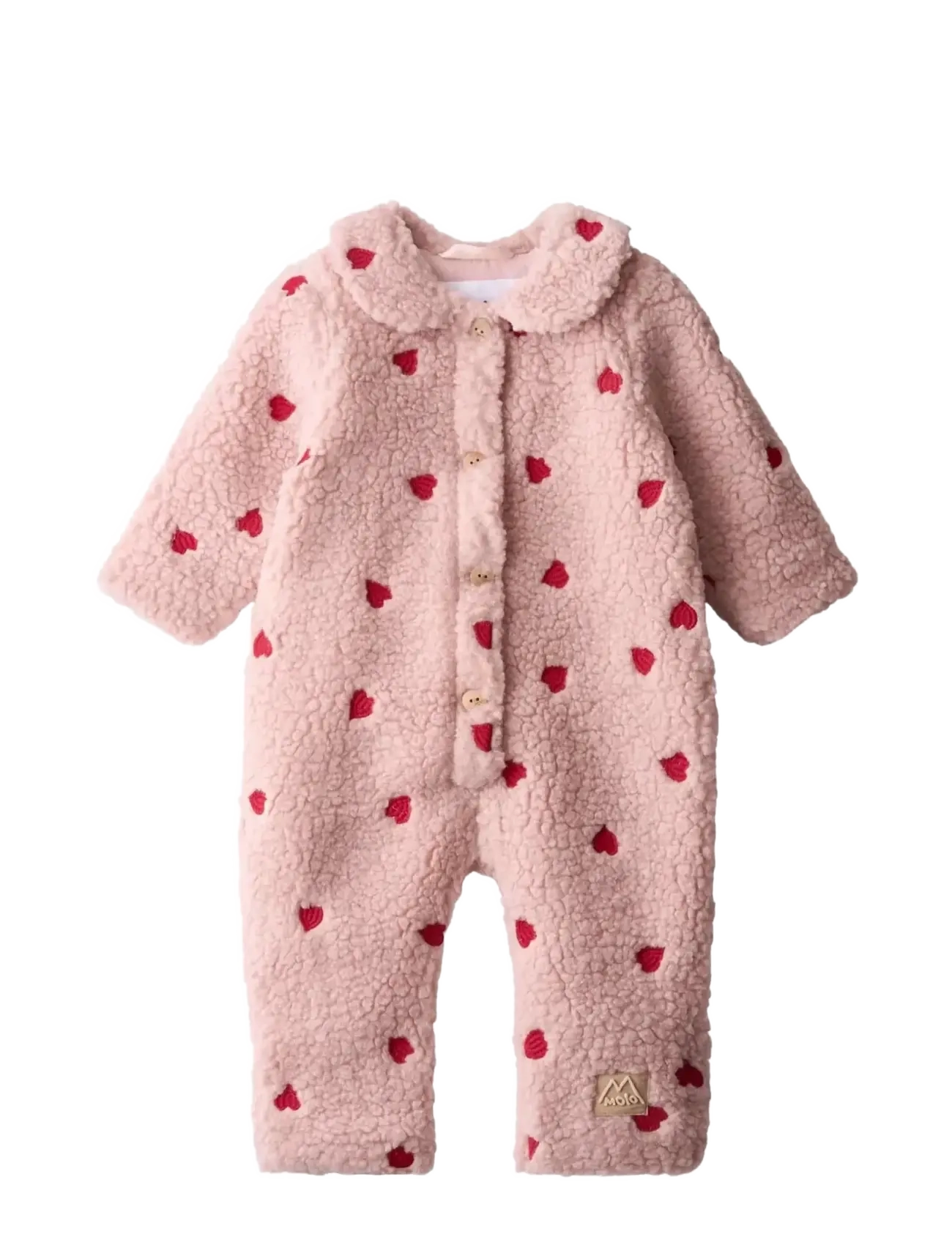 Molo Udella - Baby 44-92 - RED HEARTS SOFT / pink/rose