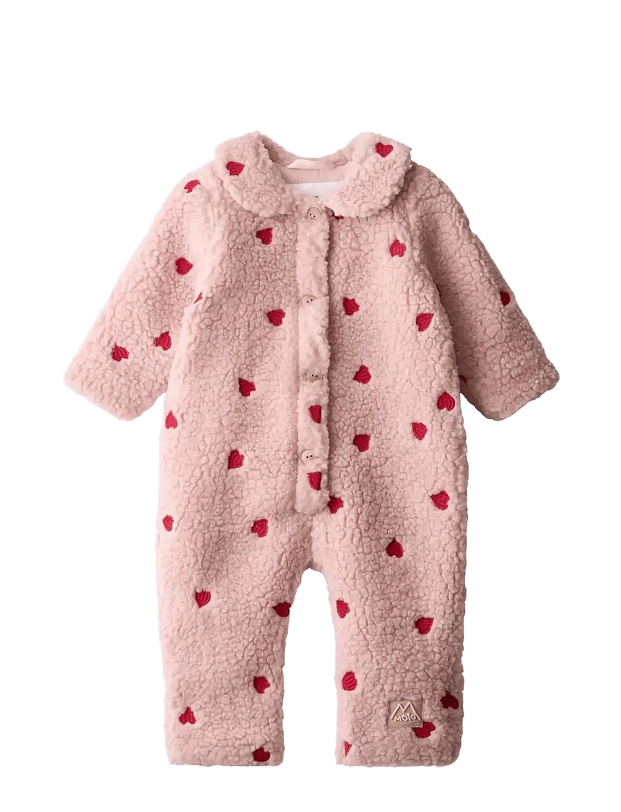 Molo - Udella - fleecedragter - red hearts soft - 0
