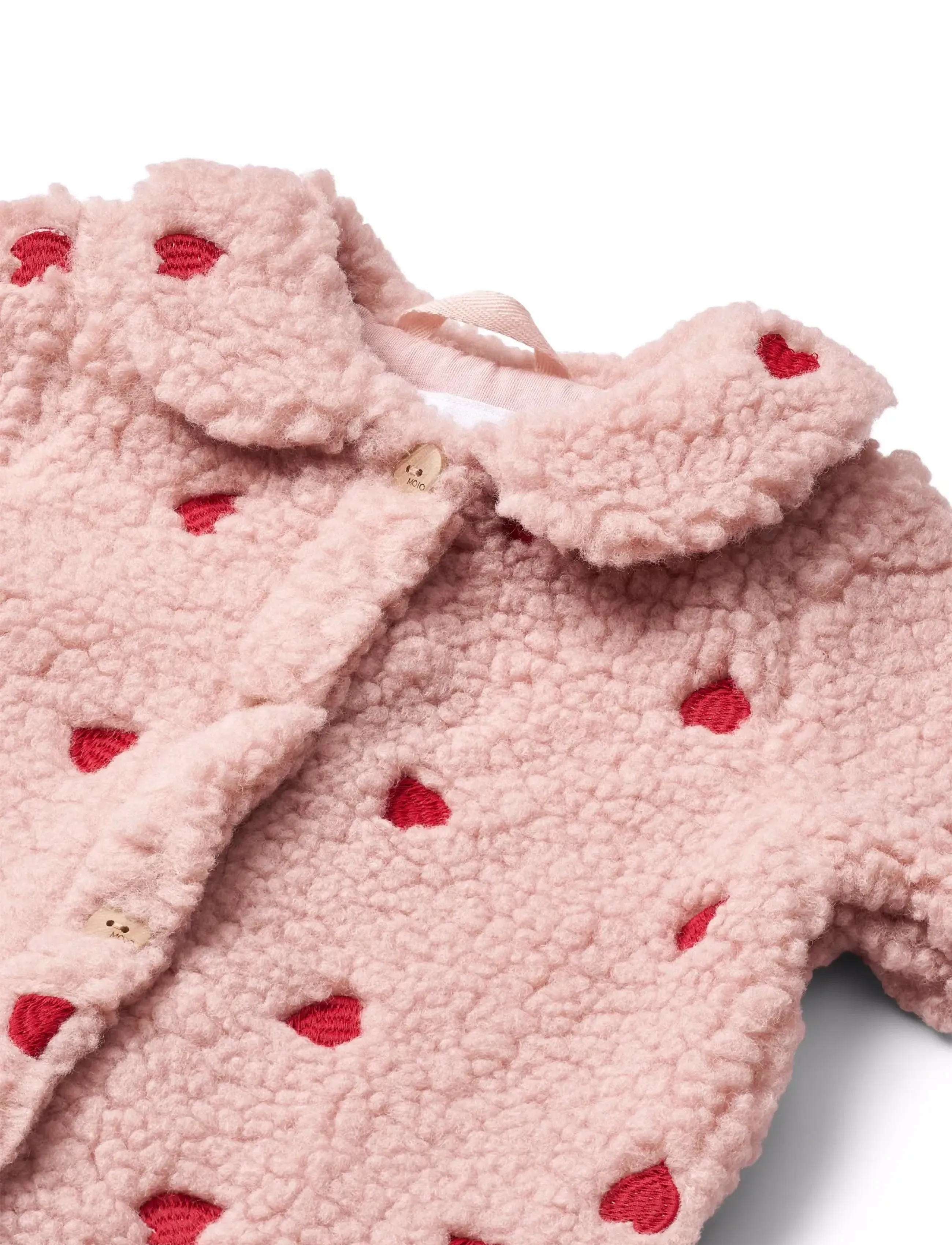 Molo - Udella - fleecedragter - red hearts soft - 2