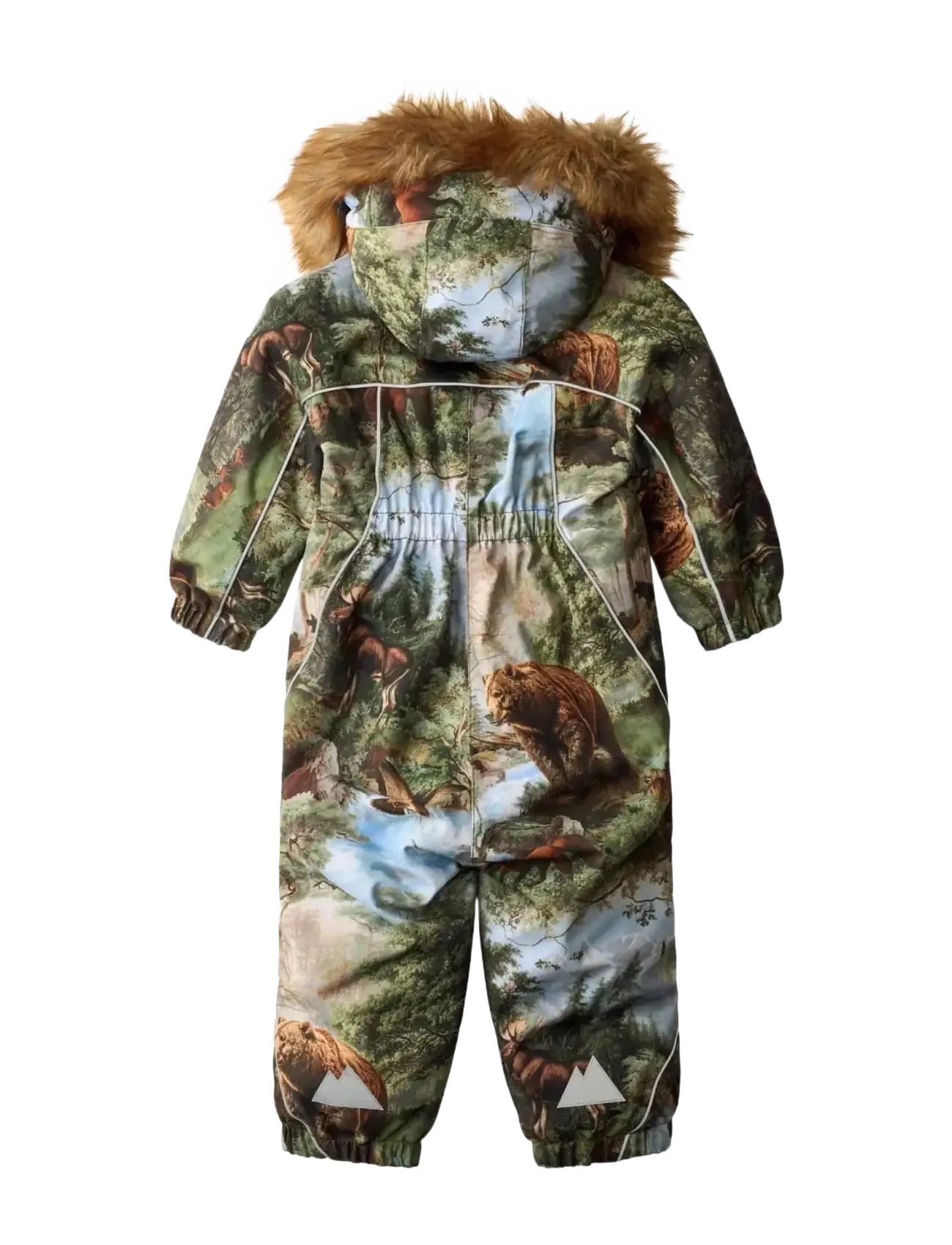 Molo - Pyxis Fur - thermo overalls - forest art - 2
