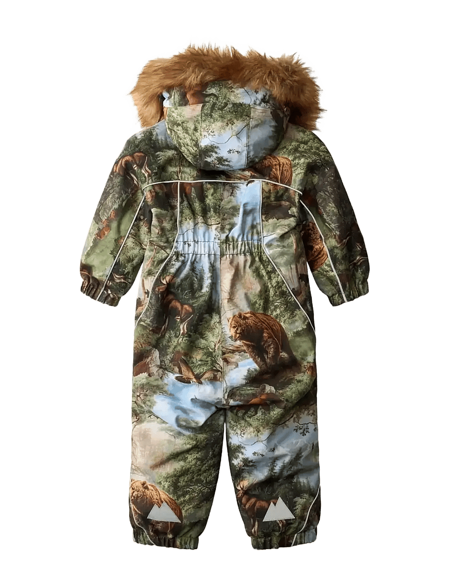 Molo - Pyxis Fur - thermo overalls - forest art - 2