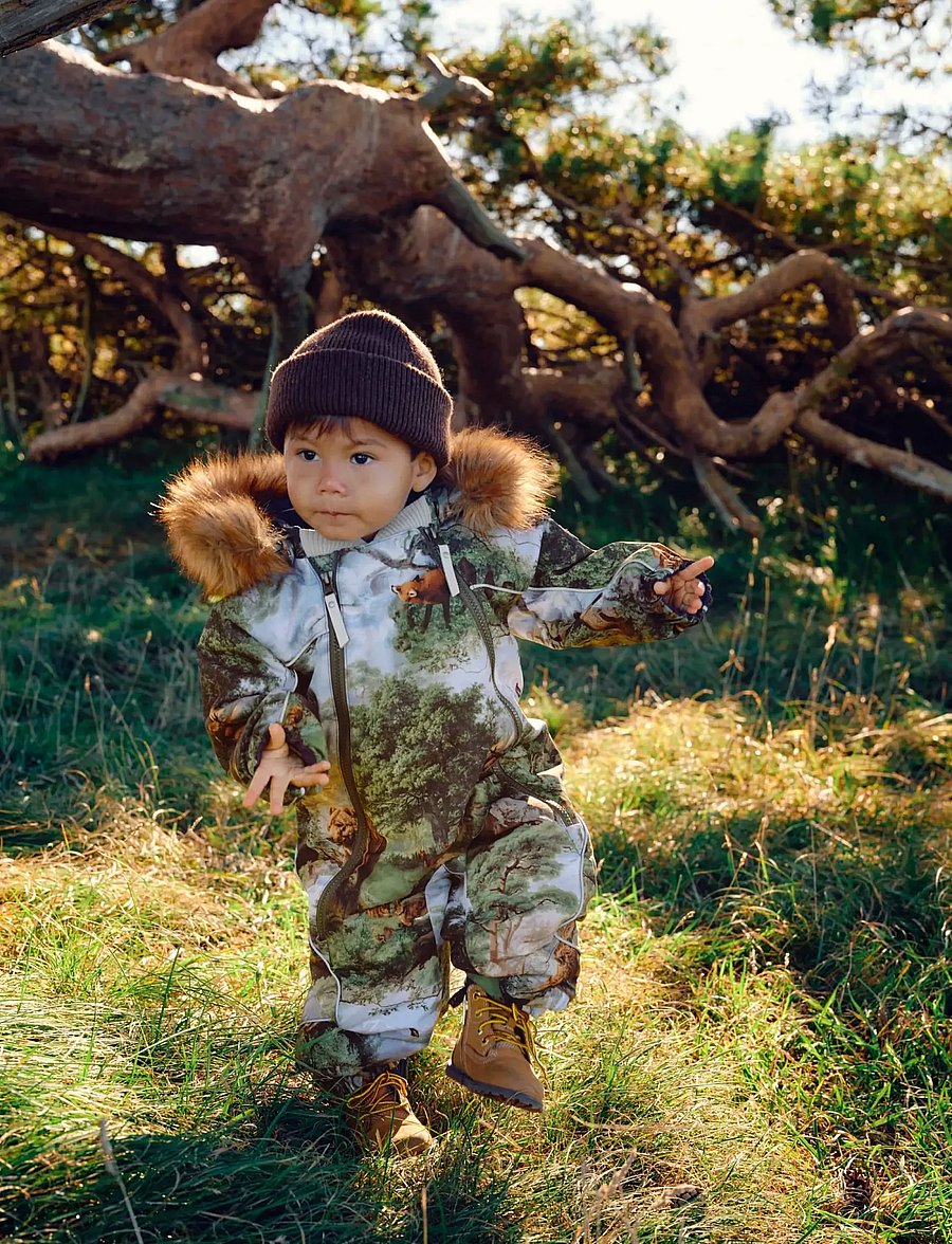 Molo - Pyxis Fur - thermo overalls - forest art - 0