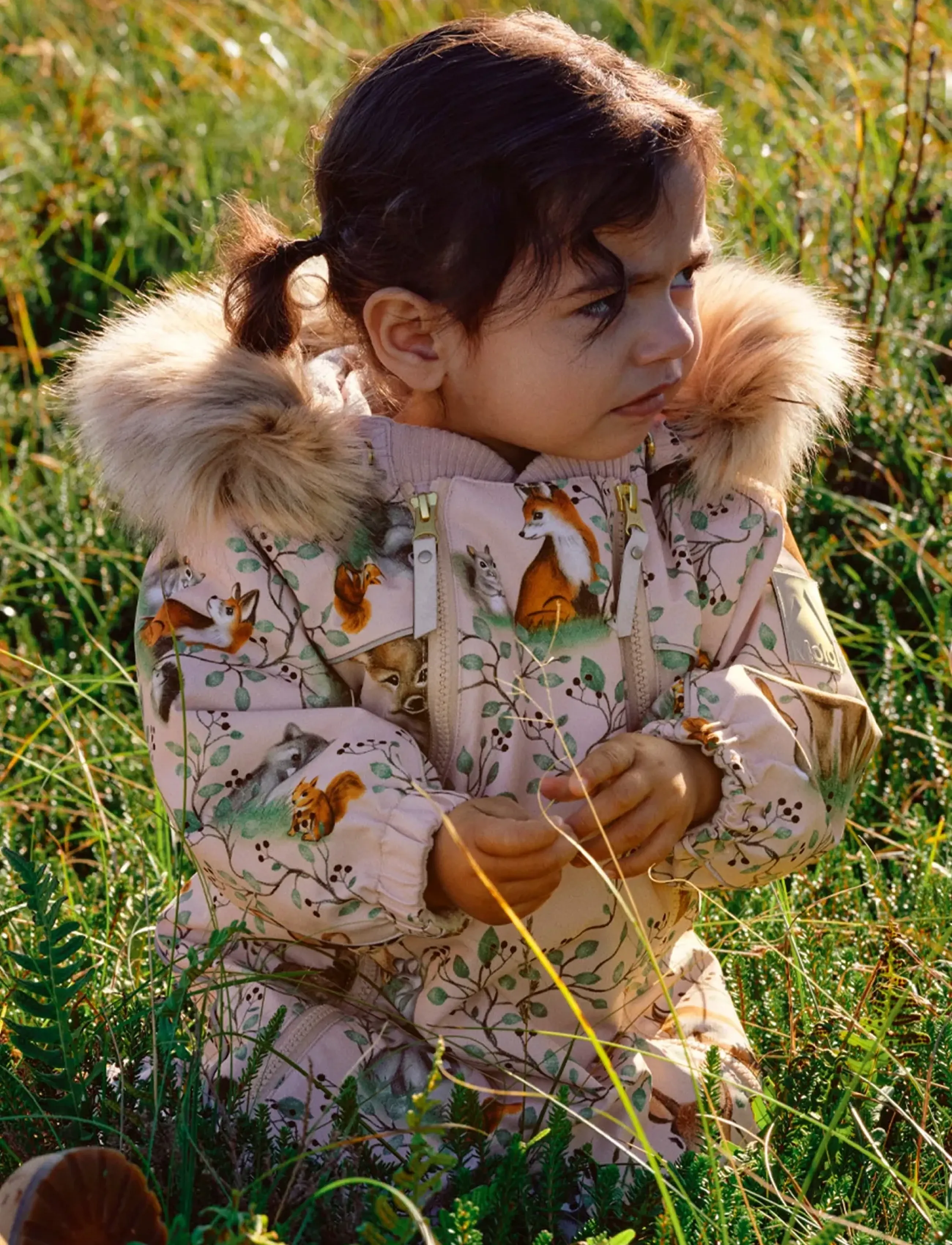 Molo - Pyxis Fur - thermo overalls - furry friends - 0
