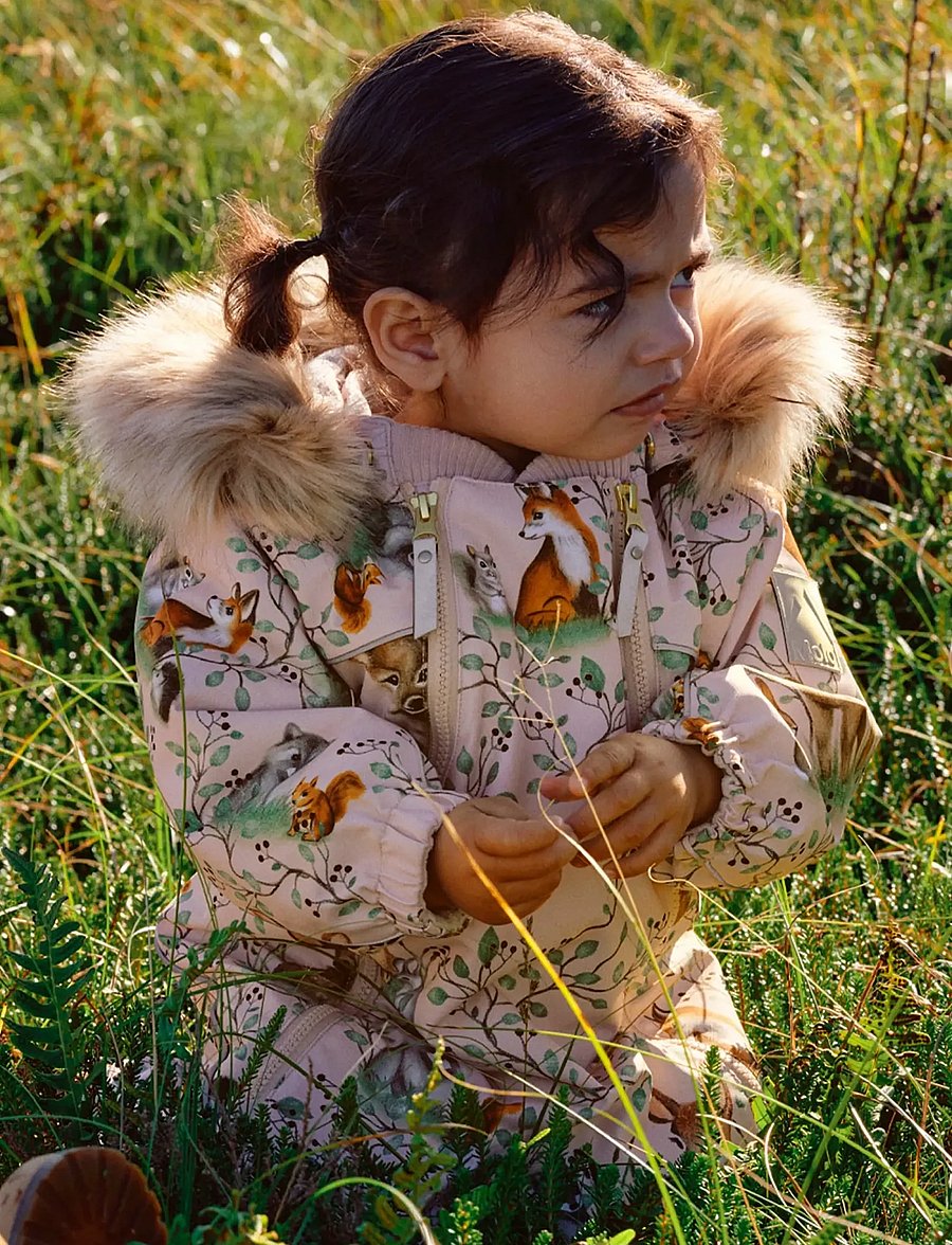 Molo - Pyxis Fur - thermo overalls - furry friends - 0