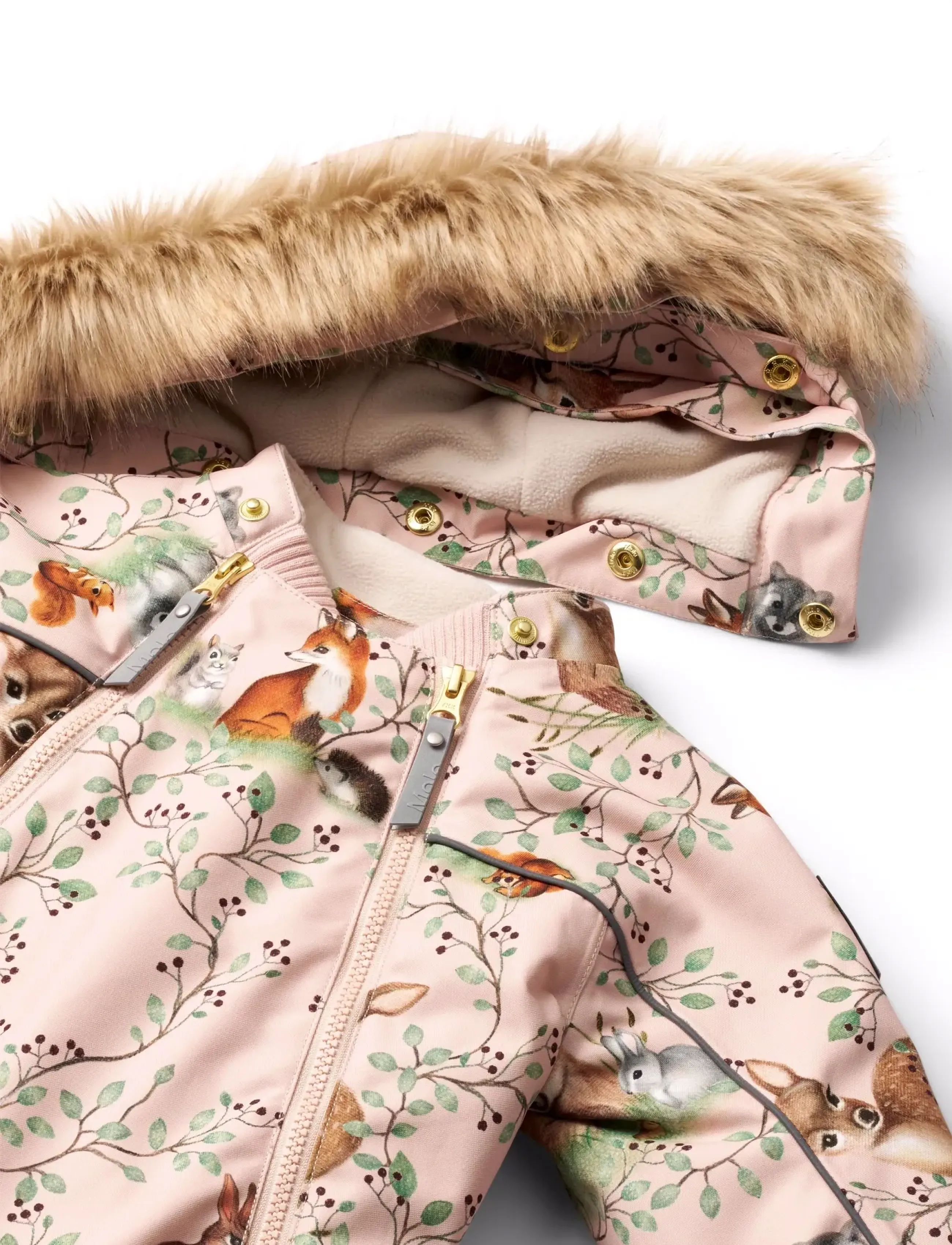 Molo - Pyxis Fur - thermo overalls - furry friends - 4