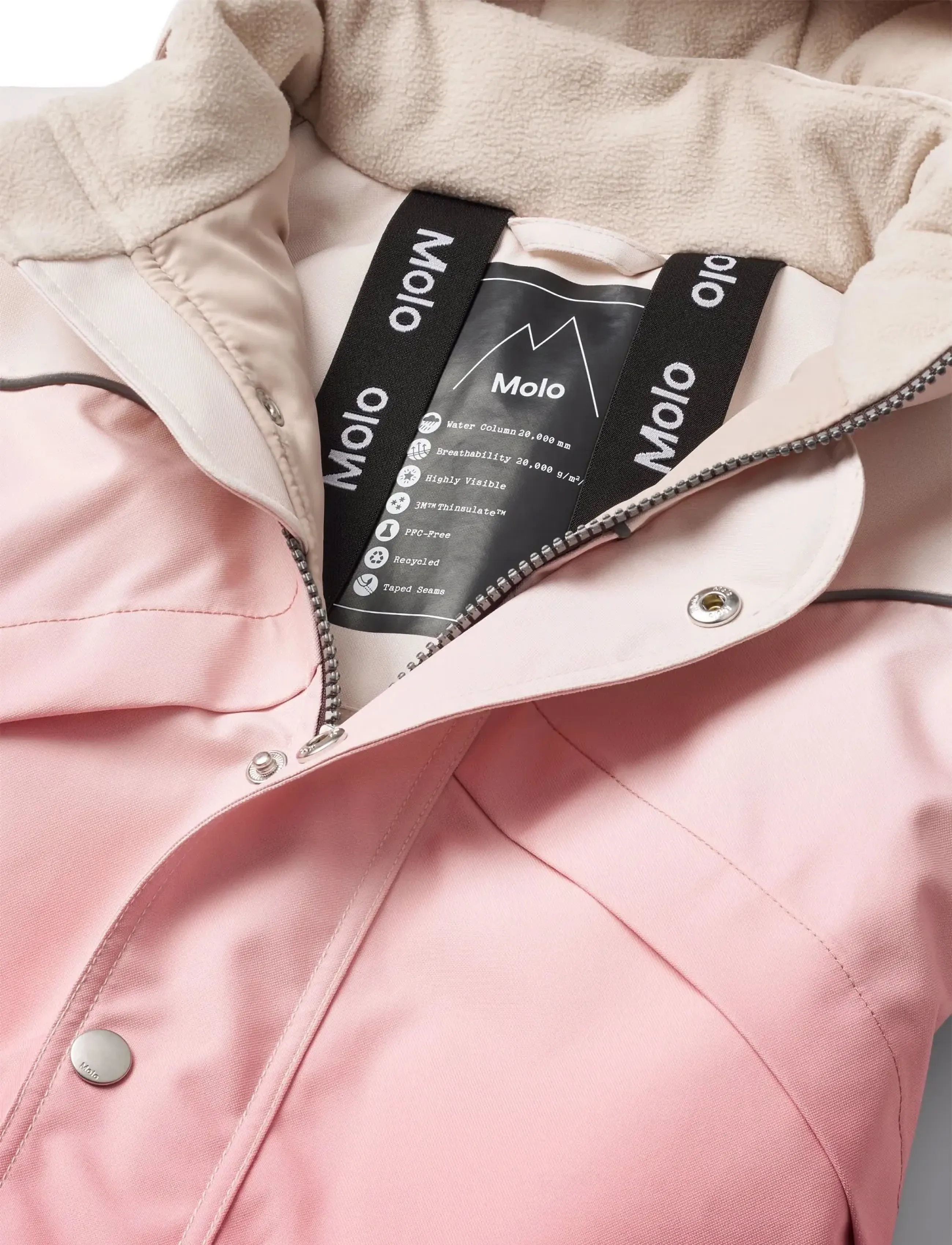 Molo - Polaris - vinteroveraller - faded rose - 3