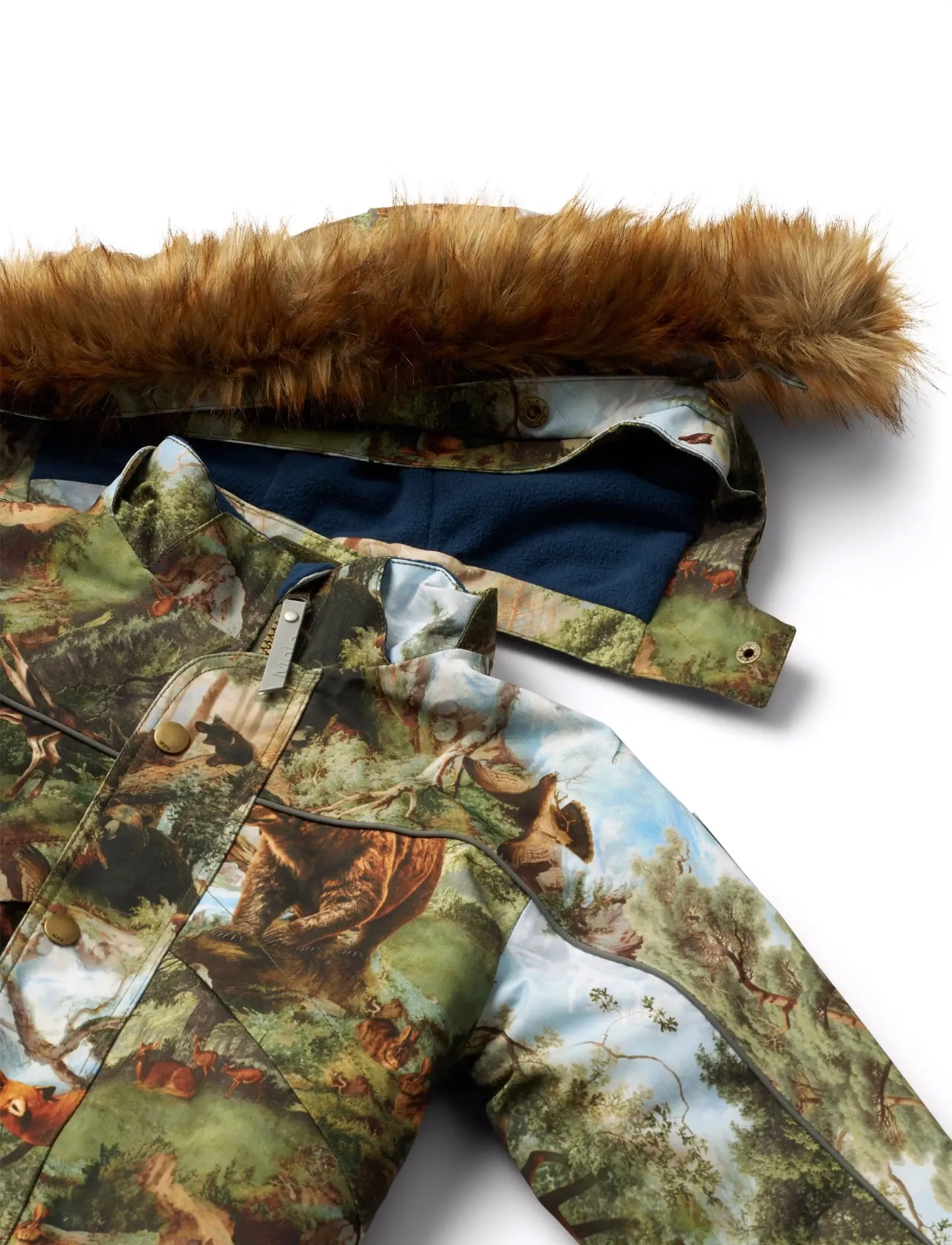 Molo - Polaris Fur - vinteroveraller - forest art - 3