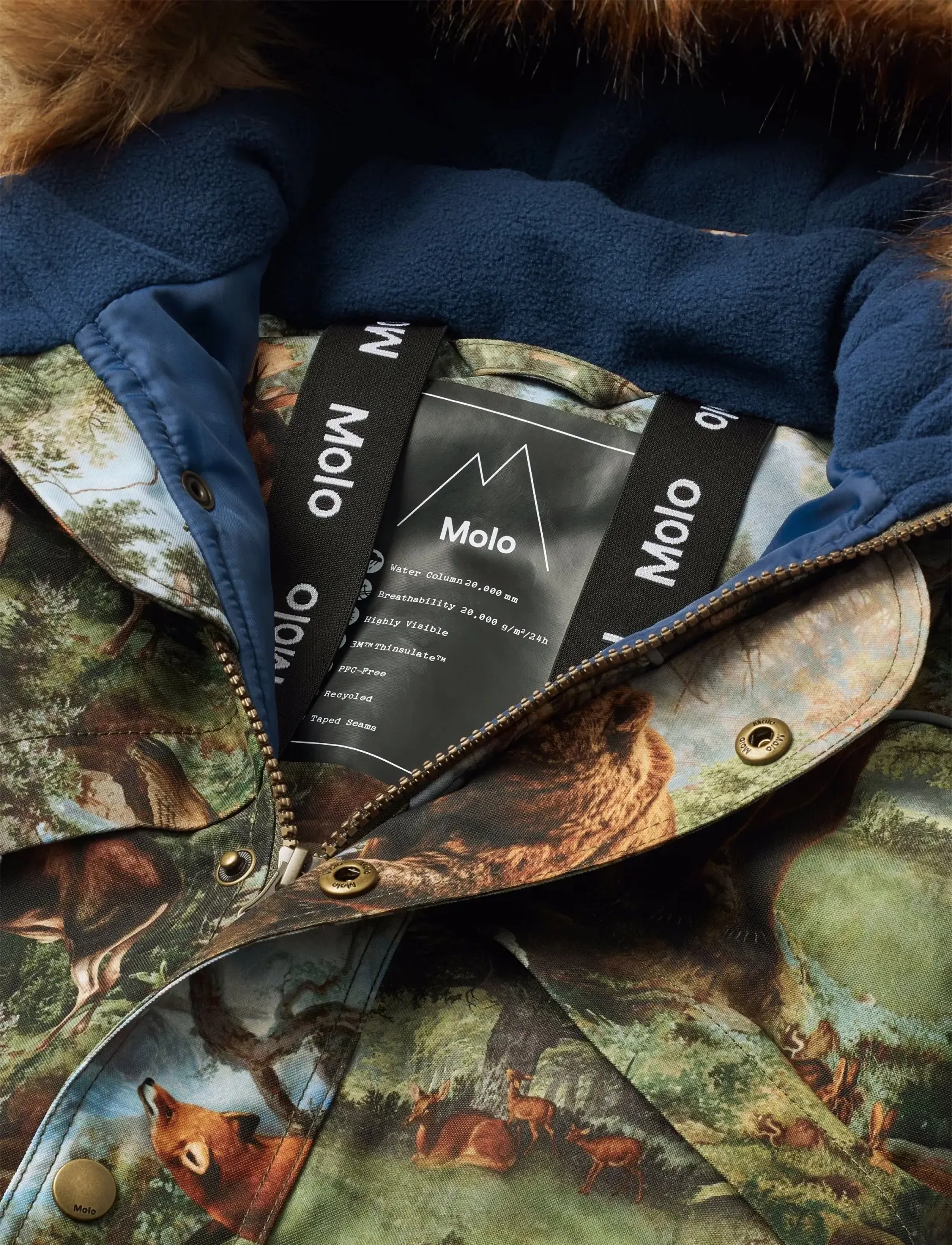Molo - Polaris Fur - vinteroveraller - forest art - 4