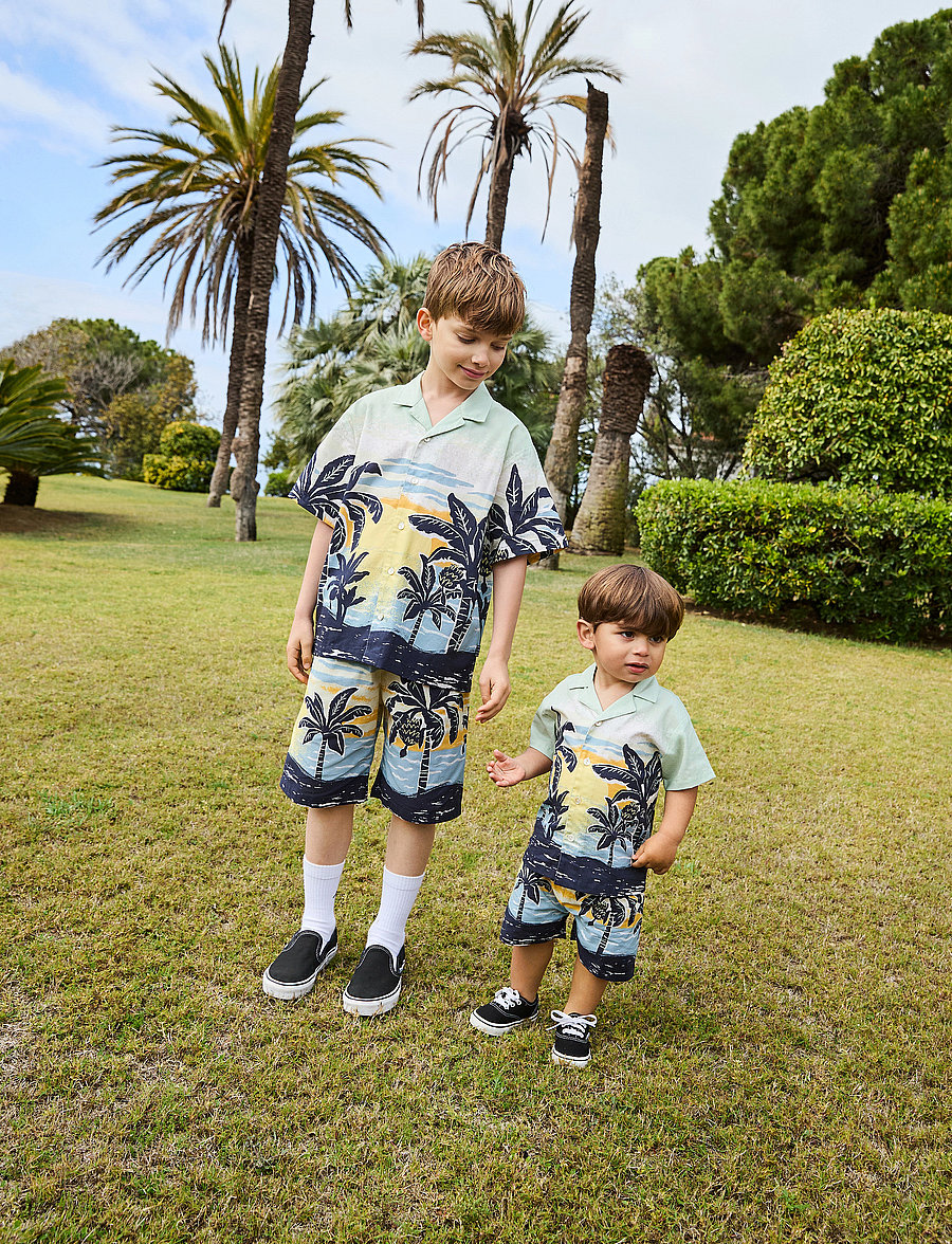 Molo - Solar - casual shorts - palm babynanas - 0