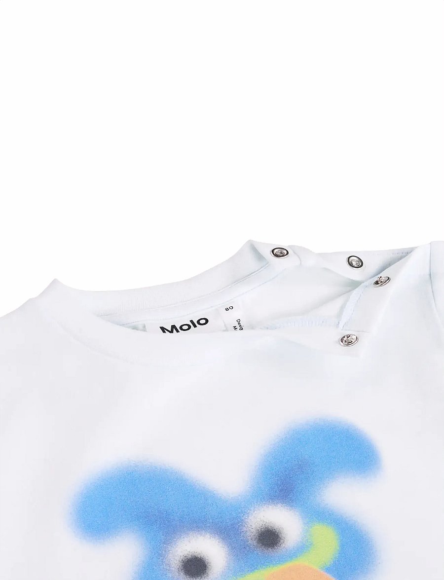 Molo - Enzo - kortærmede t-shirts - fuzzy friend - 2