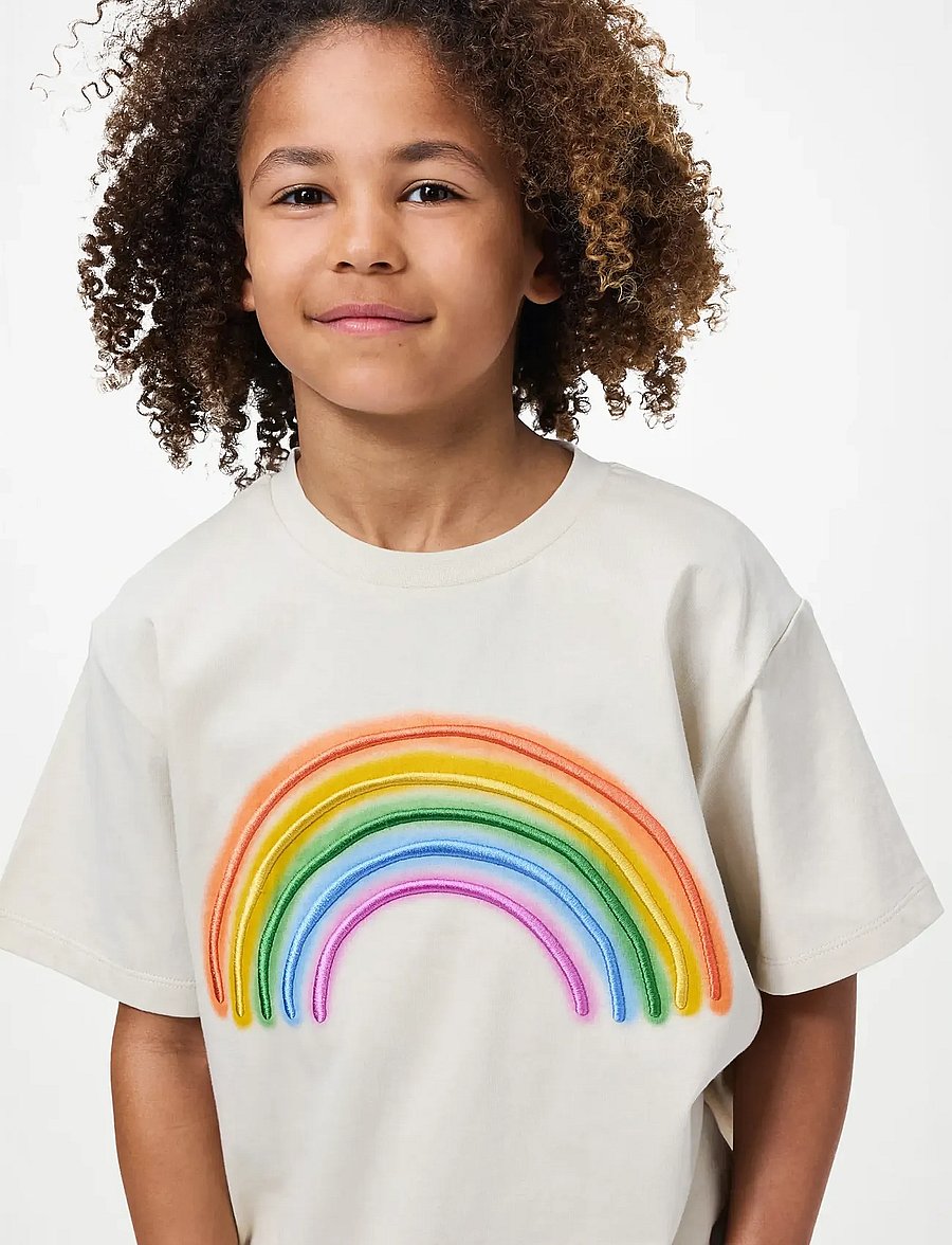 Molo - Riley - kortærmede - hazy rainbow - 3