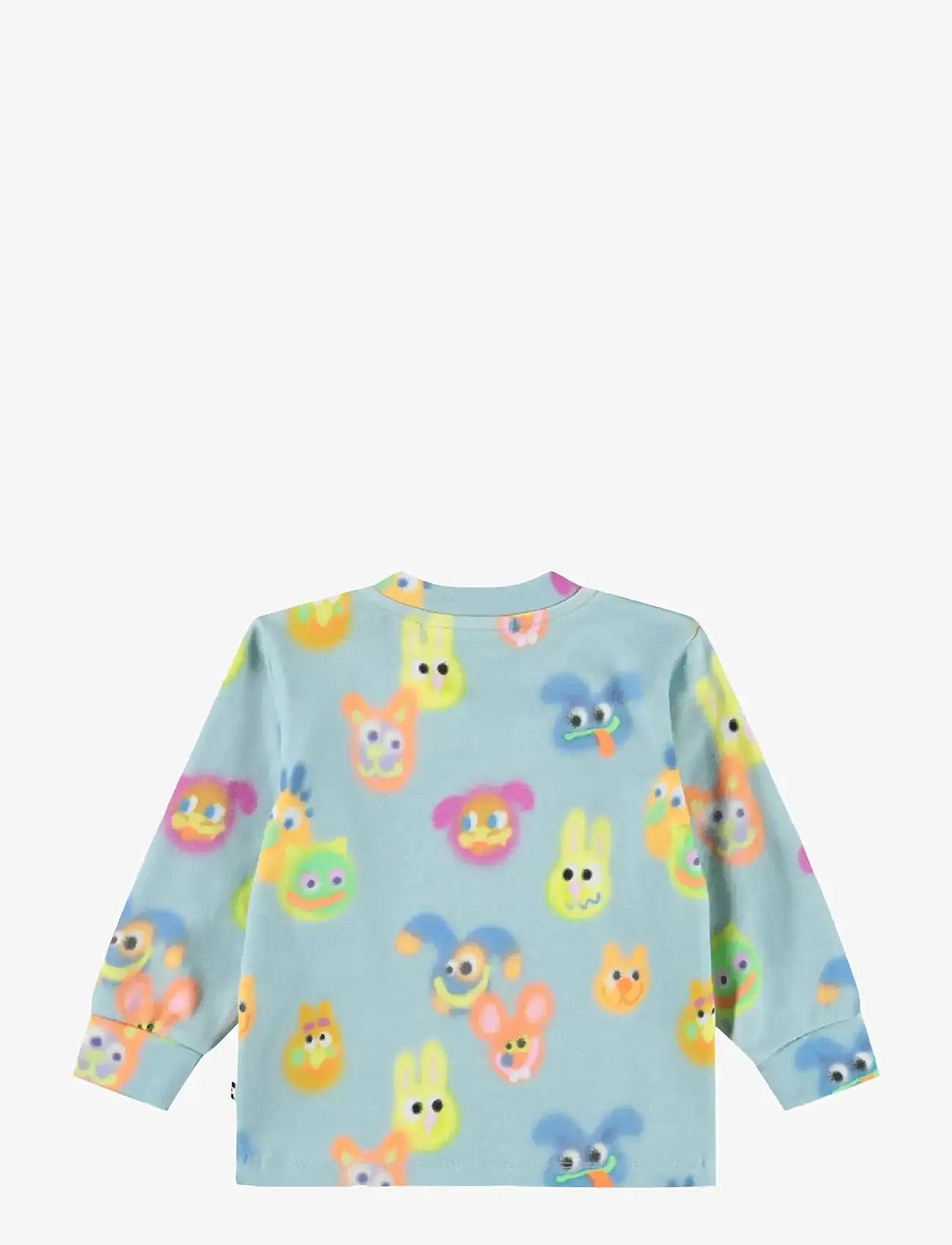 Molo - Eloy - långärmade t-shirts - fuzzy friends - 1