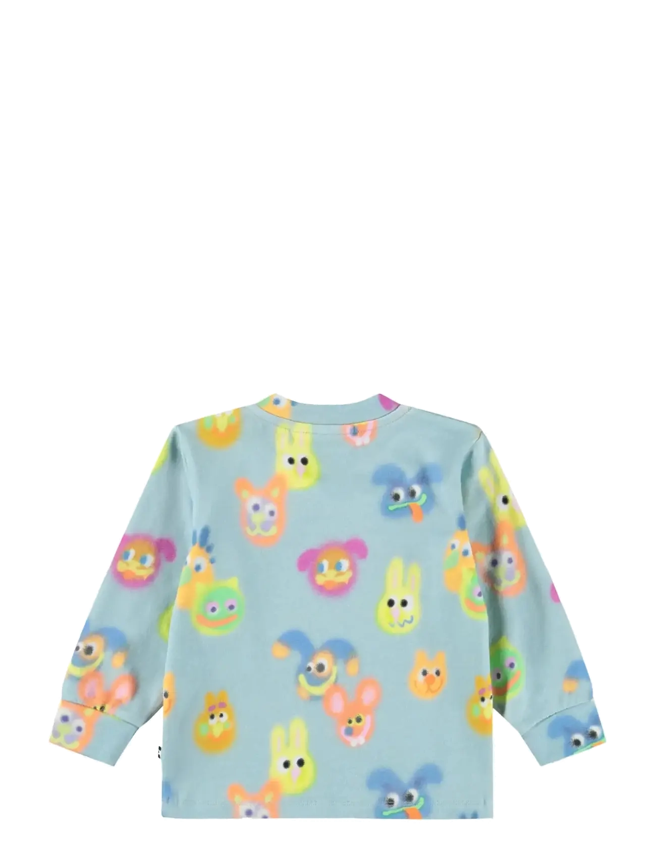 Molo - Eloy - langærmede t-shirts - fuzzy friends - 1
