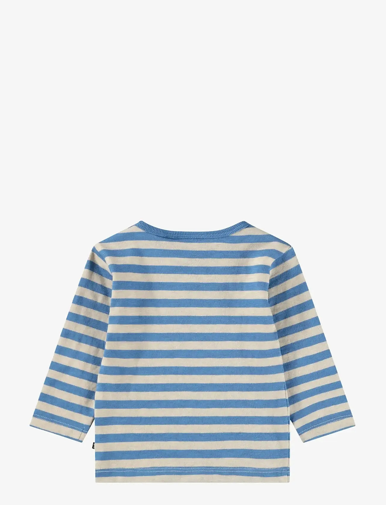 Molo - Elvo - langærmede t-shirts - blue sand stripe - 1