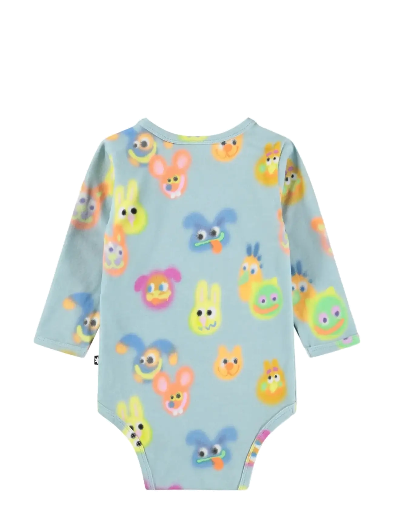 Molo - Foss - långärmade bodies - fuzzy friends - 1