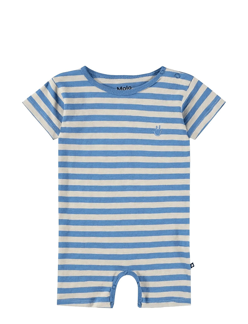 Molo - Finn - kortærmede bodyer - blue sand stripe - 0
