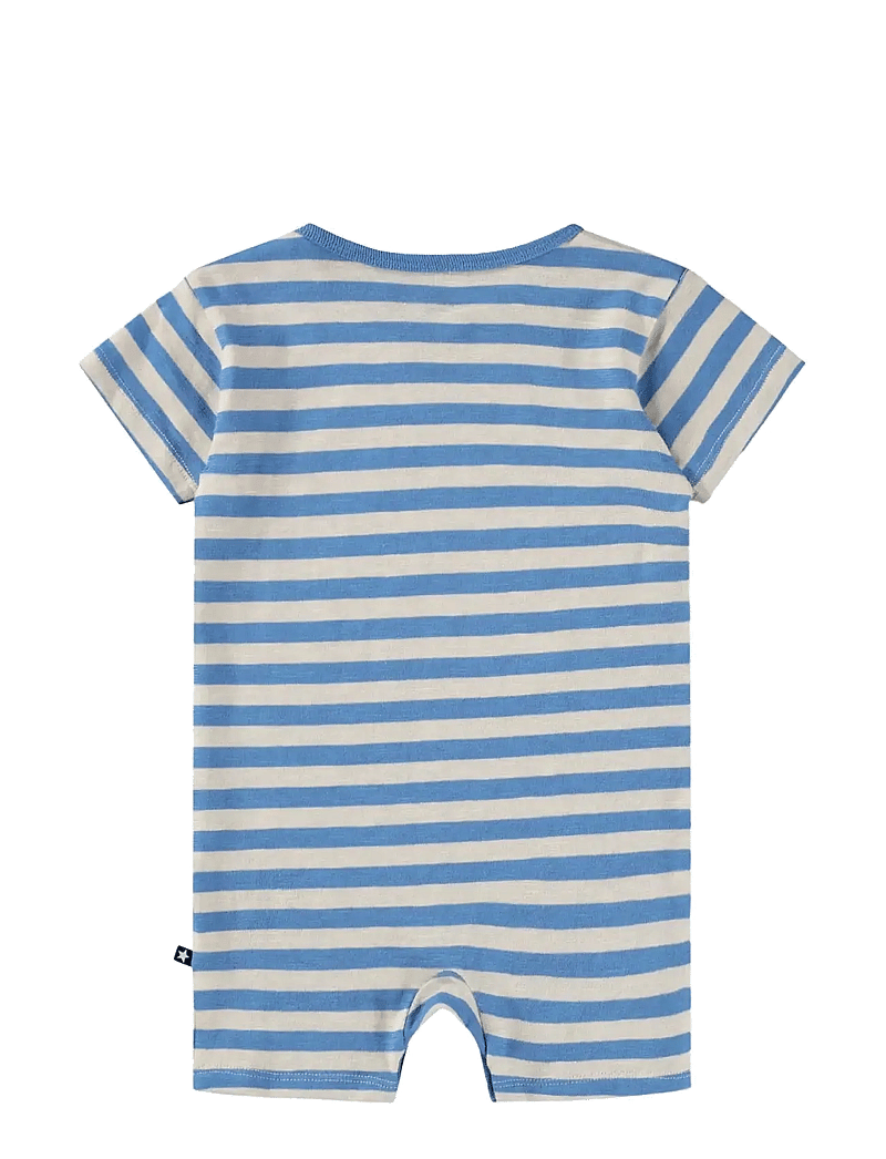 Molo - Finn - kortærmede bodyer - blue sand stripe - 1