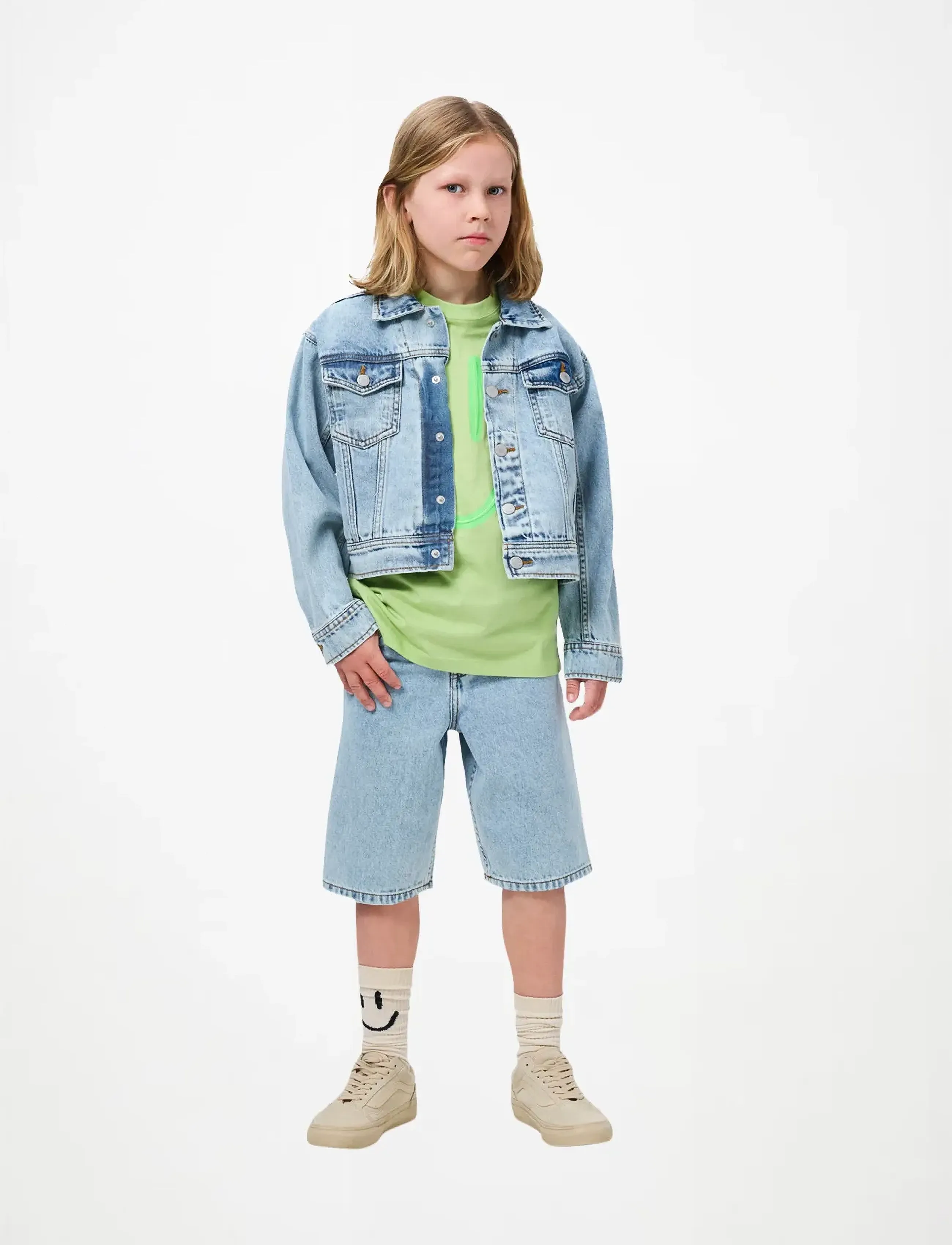Molo Art, 128, Unterteile, Blau - Shorts, Kinder