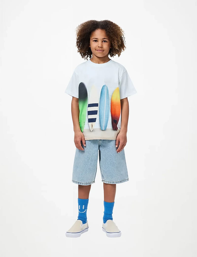 Molo - Art - denim shorts - washed down - 3