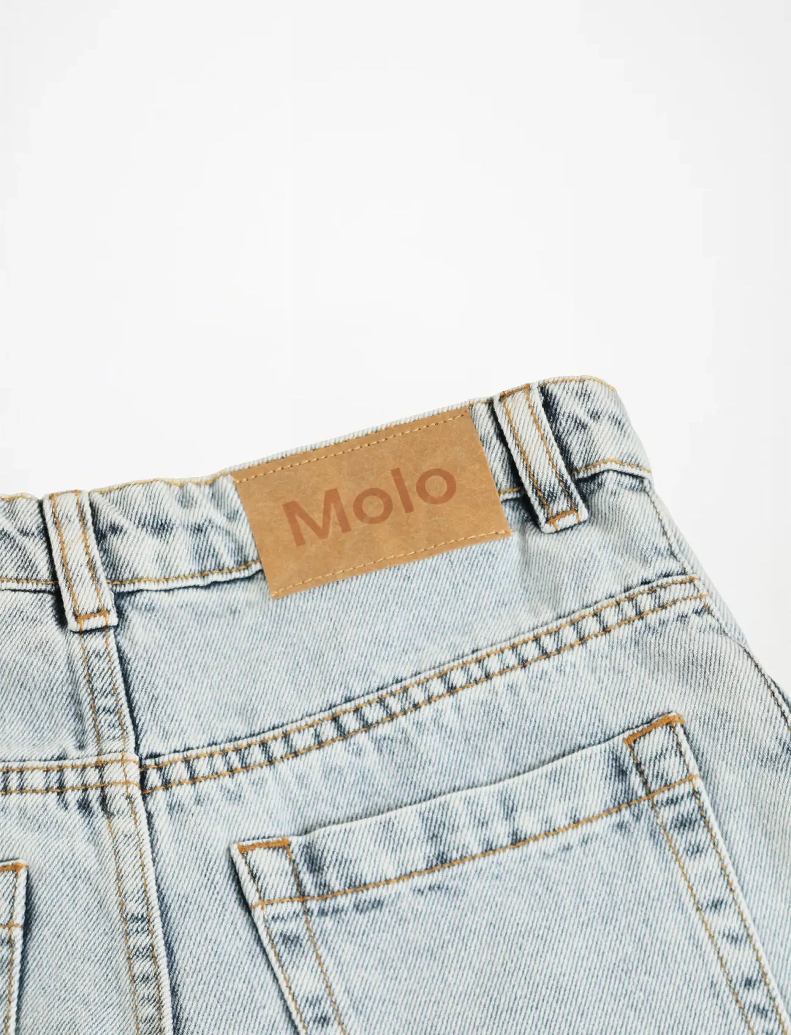 Molo - Art - jeansowe szorty - washed down - 5