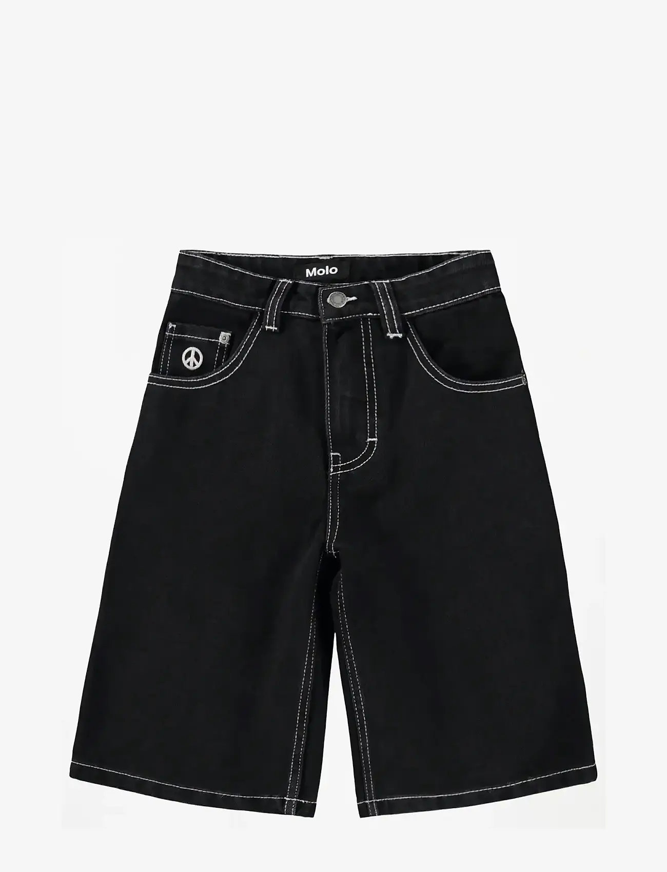 Molo - Alpha - denimshorts - washed black - 1