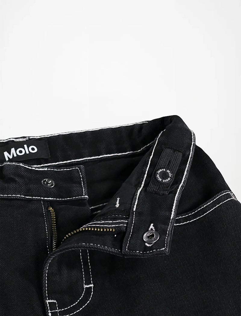 Molo - Alpha - denimshorts - washed black - 5