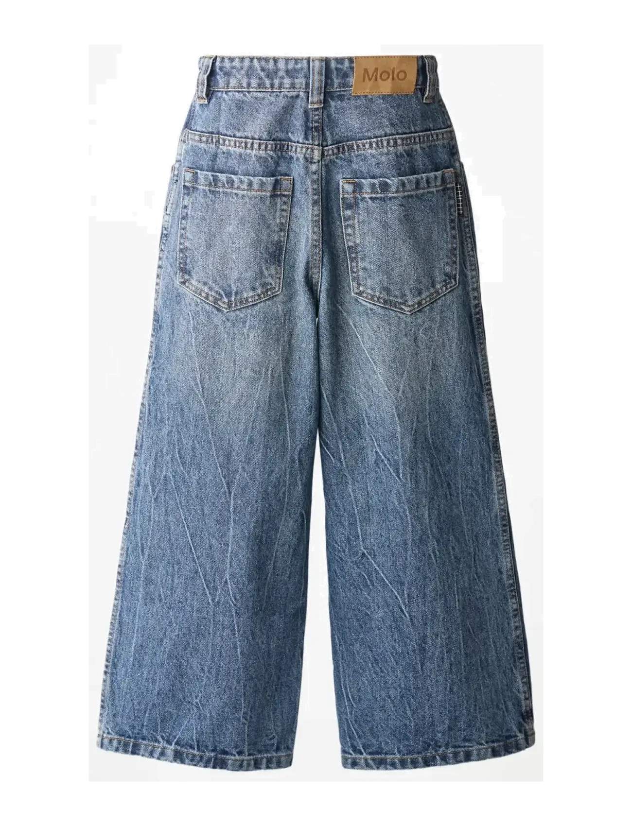 Molo - Askio - brede jeans - creased indigo - 2