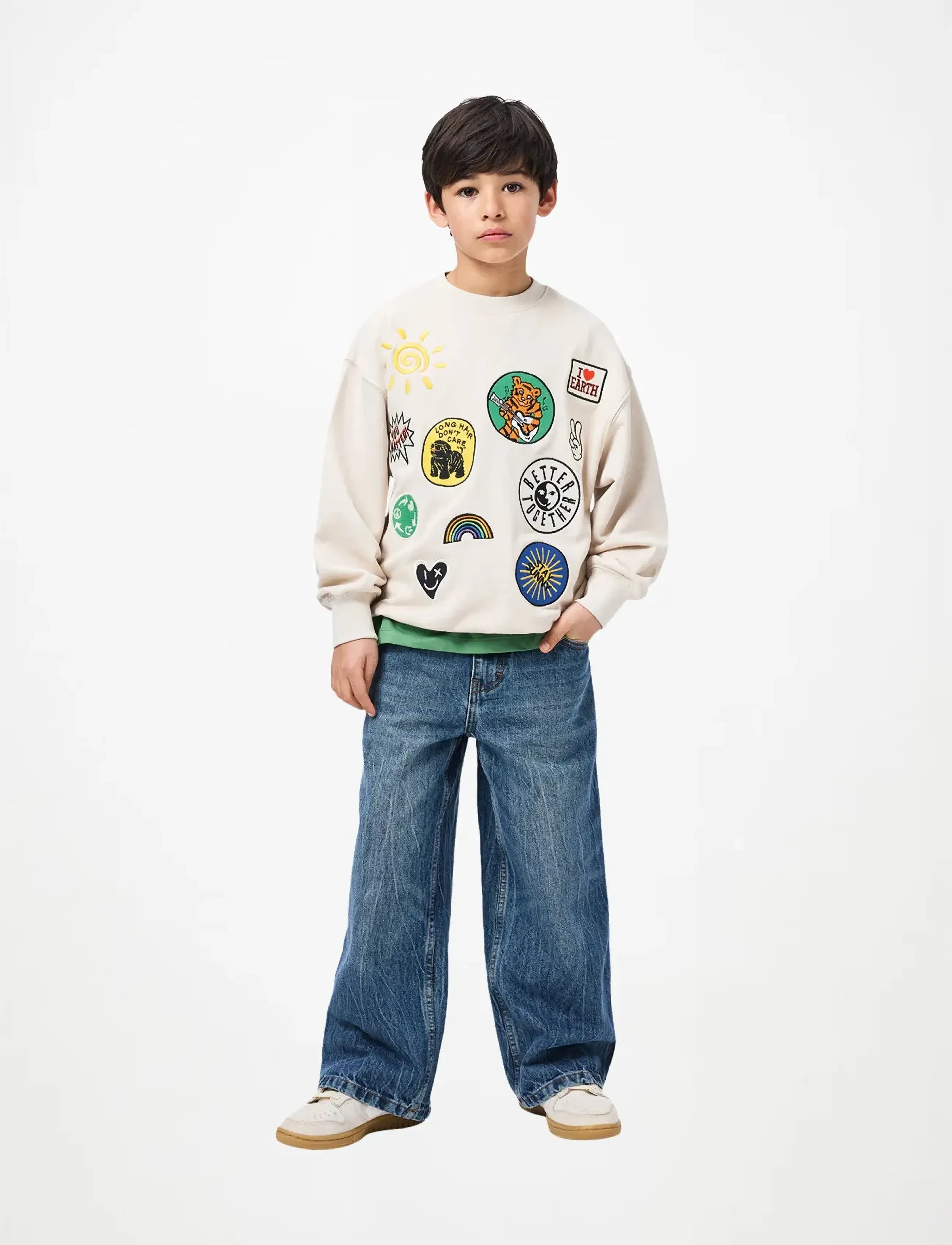 Molo Askio - Broeken - CREASED INDIGO / blue