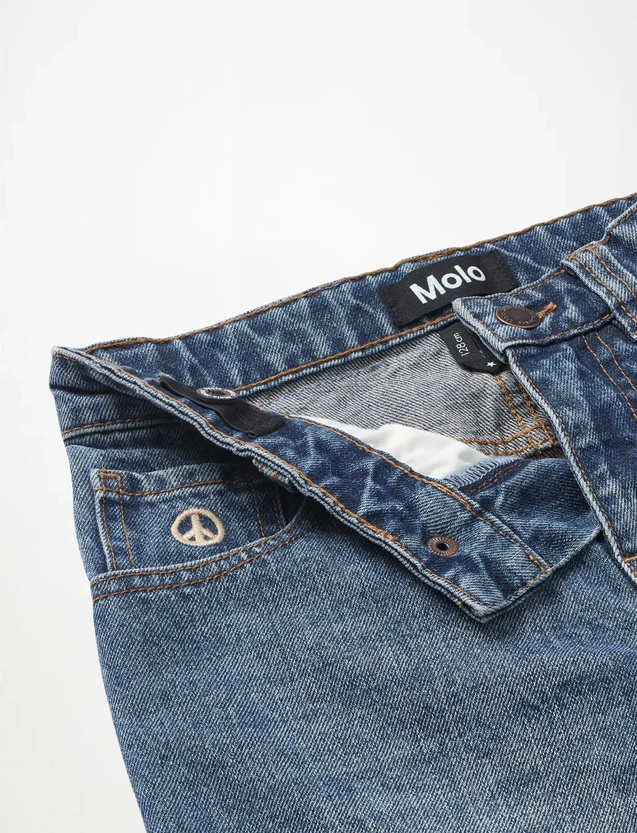 Molo - Askio - brede jeans - creased indigo - 5