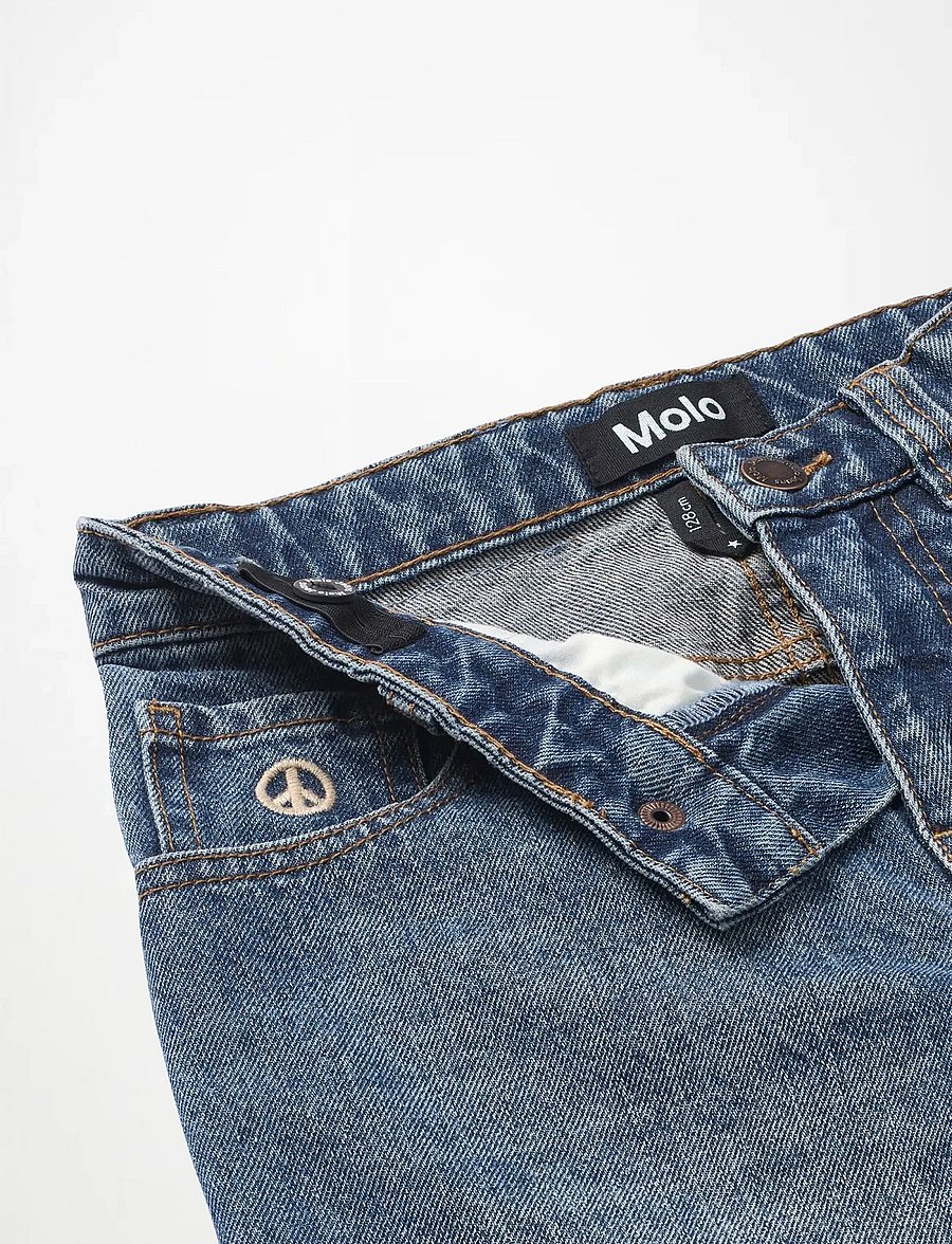 Molo - Askio - brede jeans - creased indigo - 5