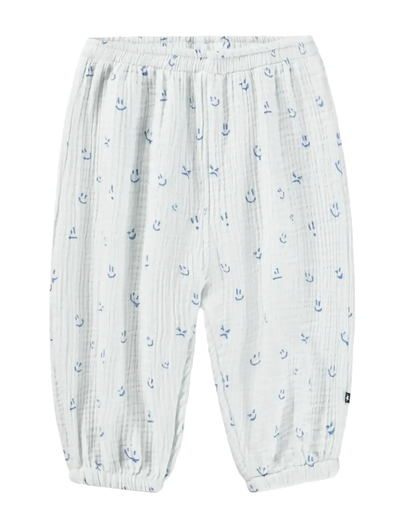 Molo Serene - Bukser - BLUE VIBES / white