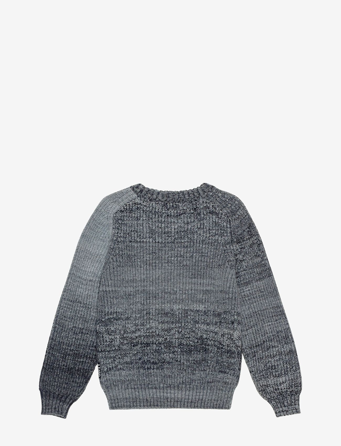 Molo - Bosse - stickade tröjor - space dye grey - 2