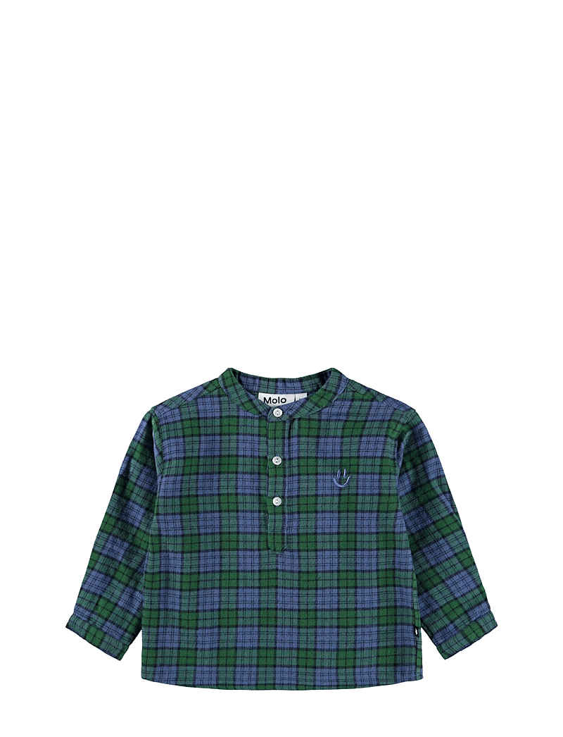 Molo - Enoz - overhemden met lange mouwen - blue pine check - 0