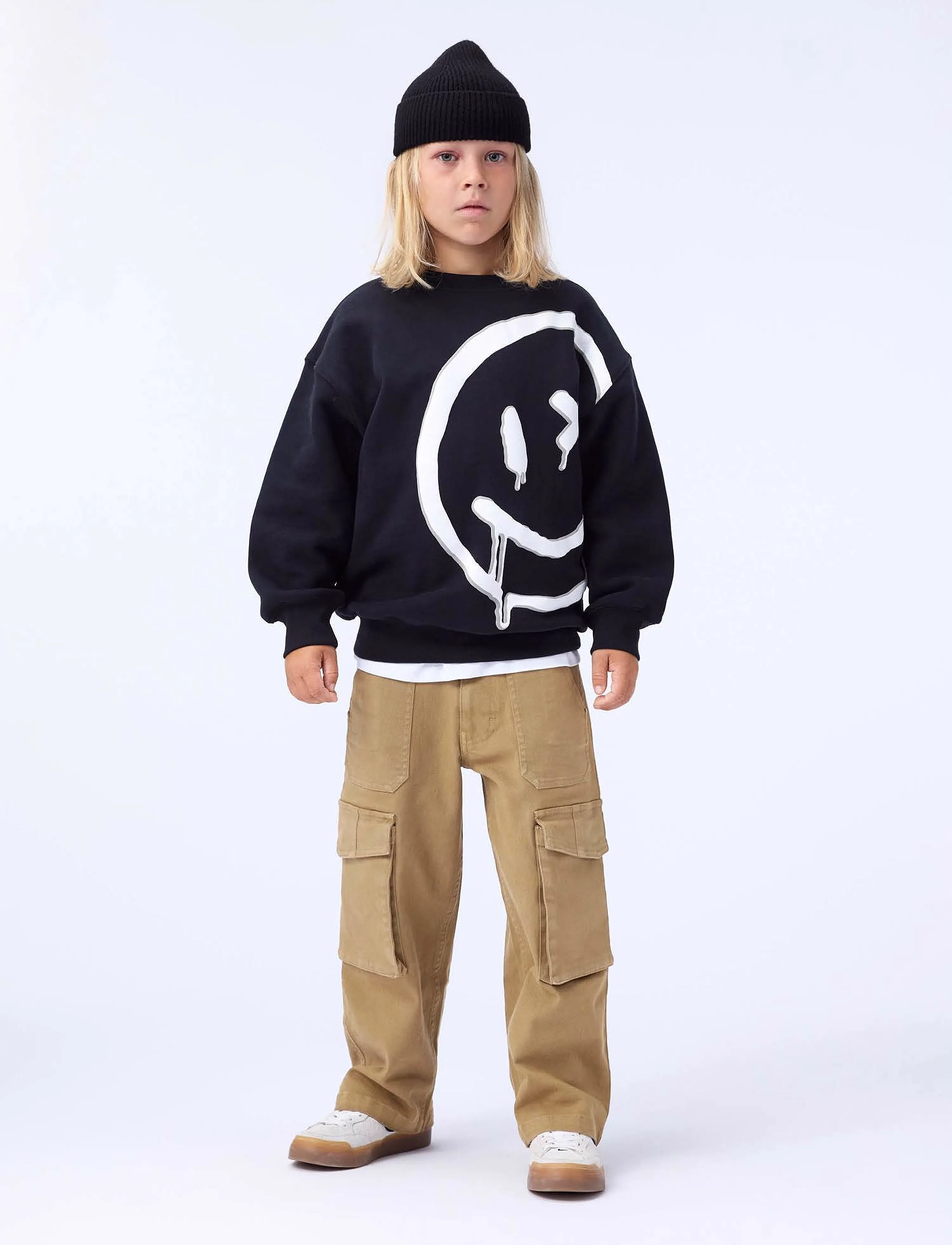 Molo Mar - Sweatshirts & Hættetrøjer - DRIPPY WHITE / black