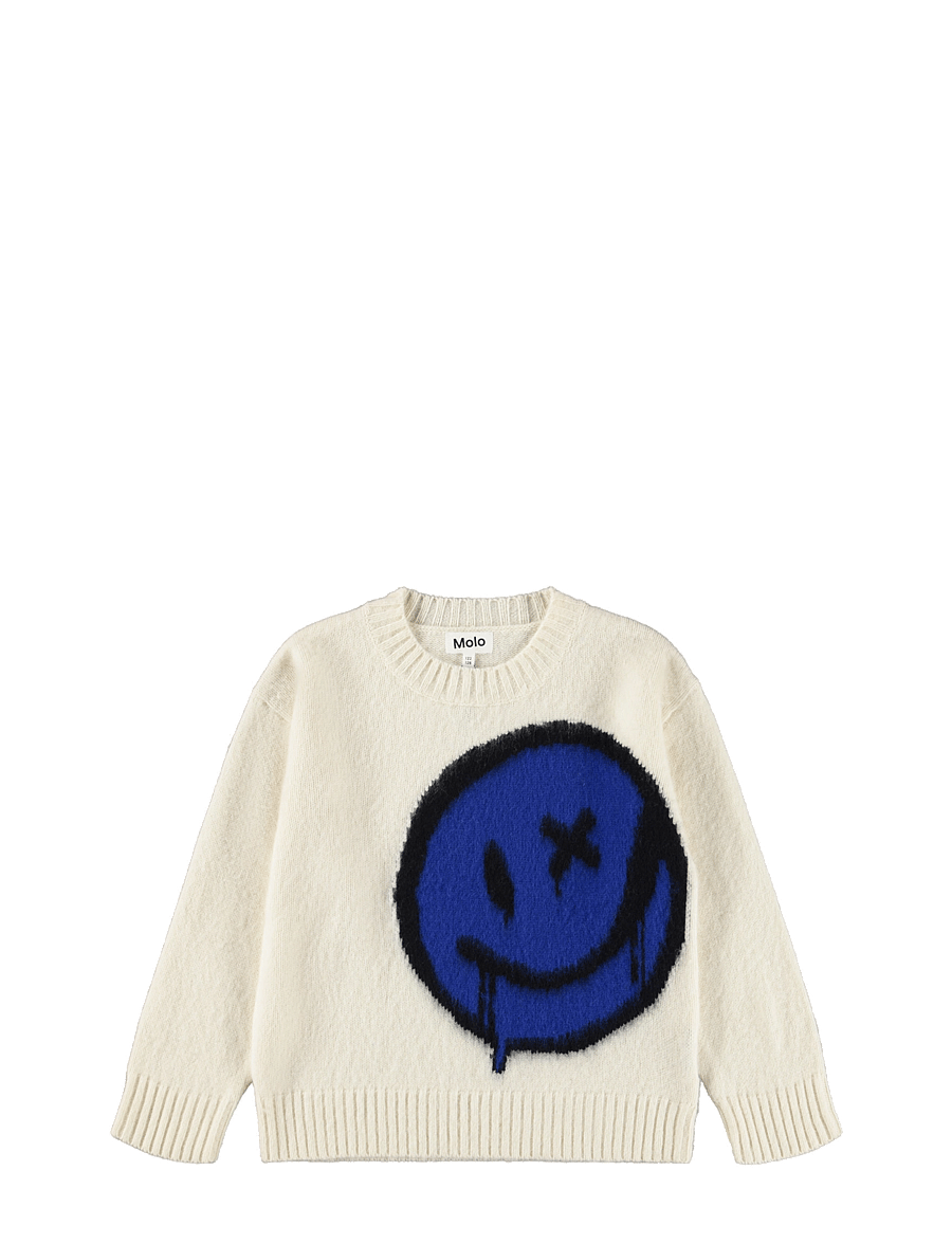 Molo - Brian wool - jumpers - drippy smile - 1