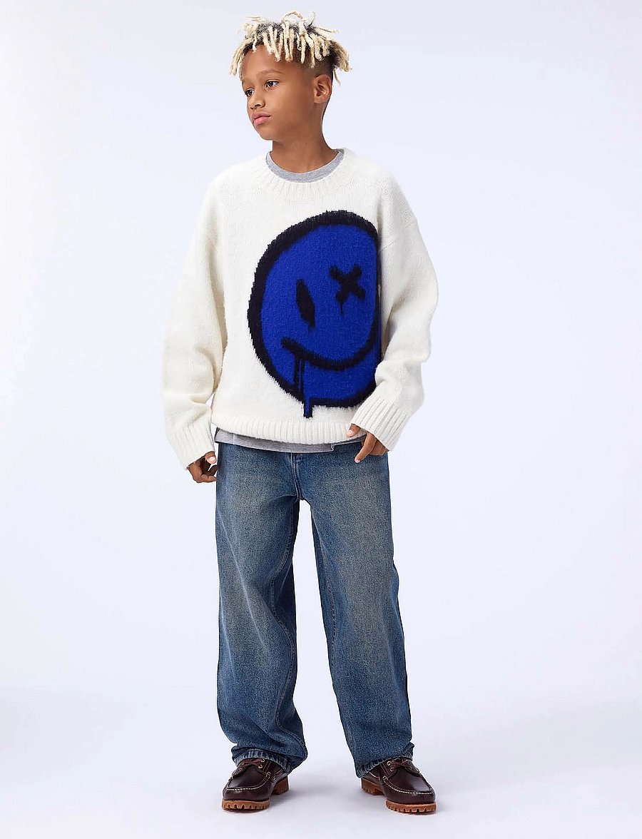 Molo - Brian wool - jumpers - drippy smile - 3