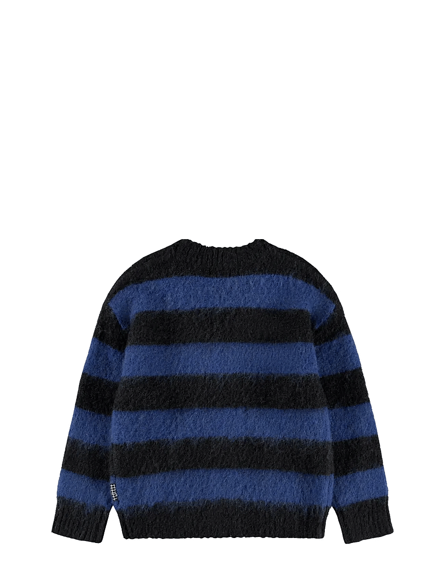 Molo - Brutus - cardigans - blue-black stripe - 1