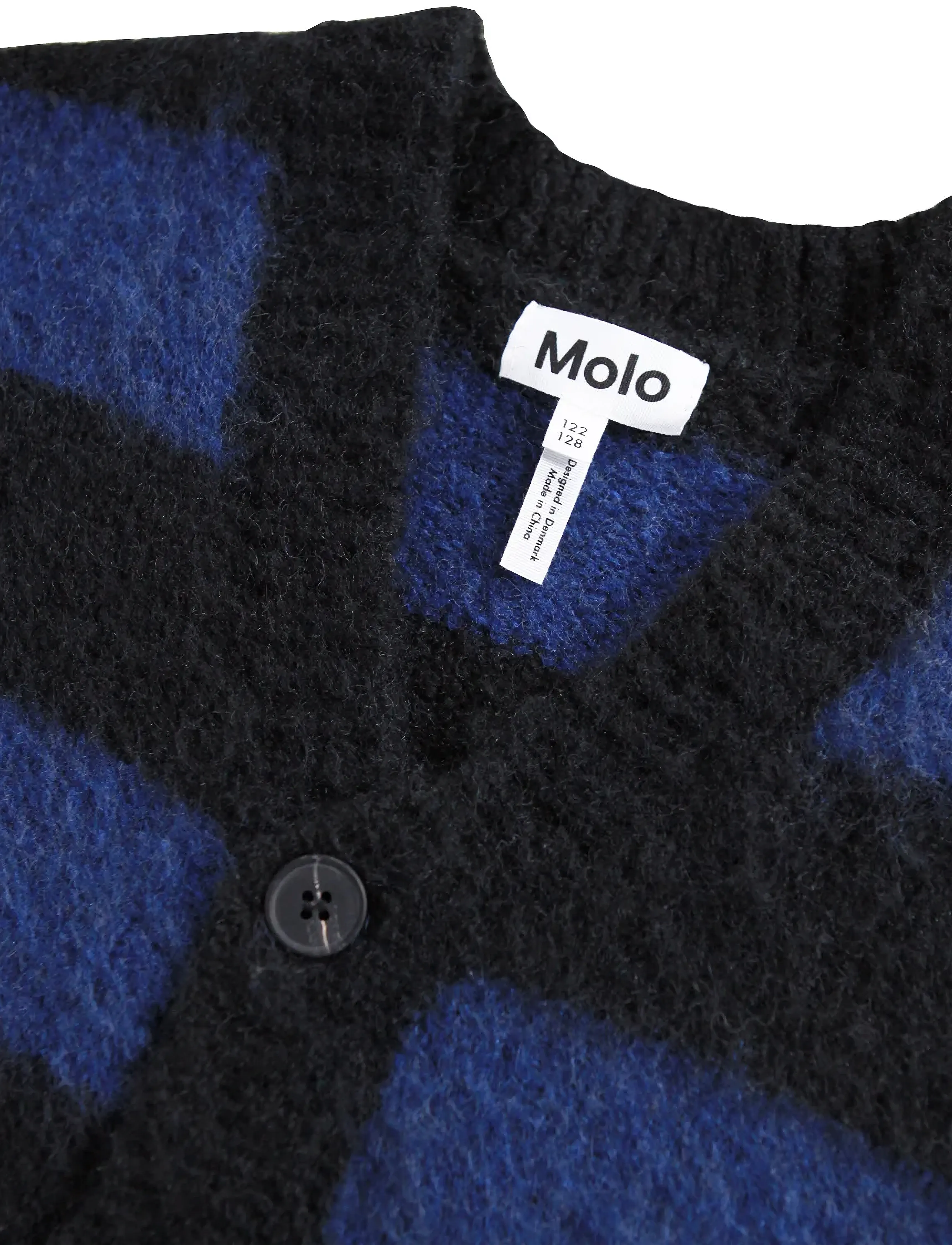 Molo - Brutus - cardigans - blue-black stripe - 2