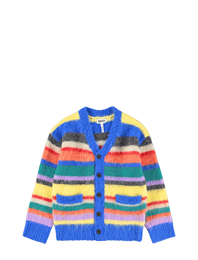 Molo - Brutus - cardigans - fuzzy stripe - 1