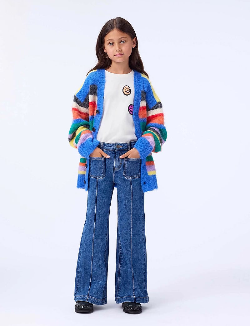 Molo - Brutus - cardigans - fuzzy stripe - 0