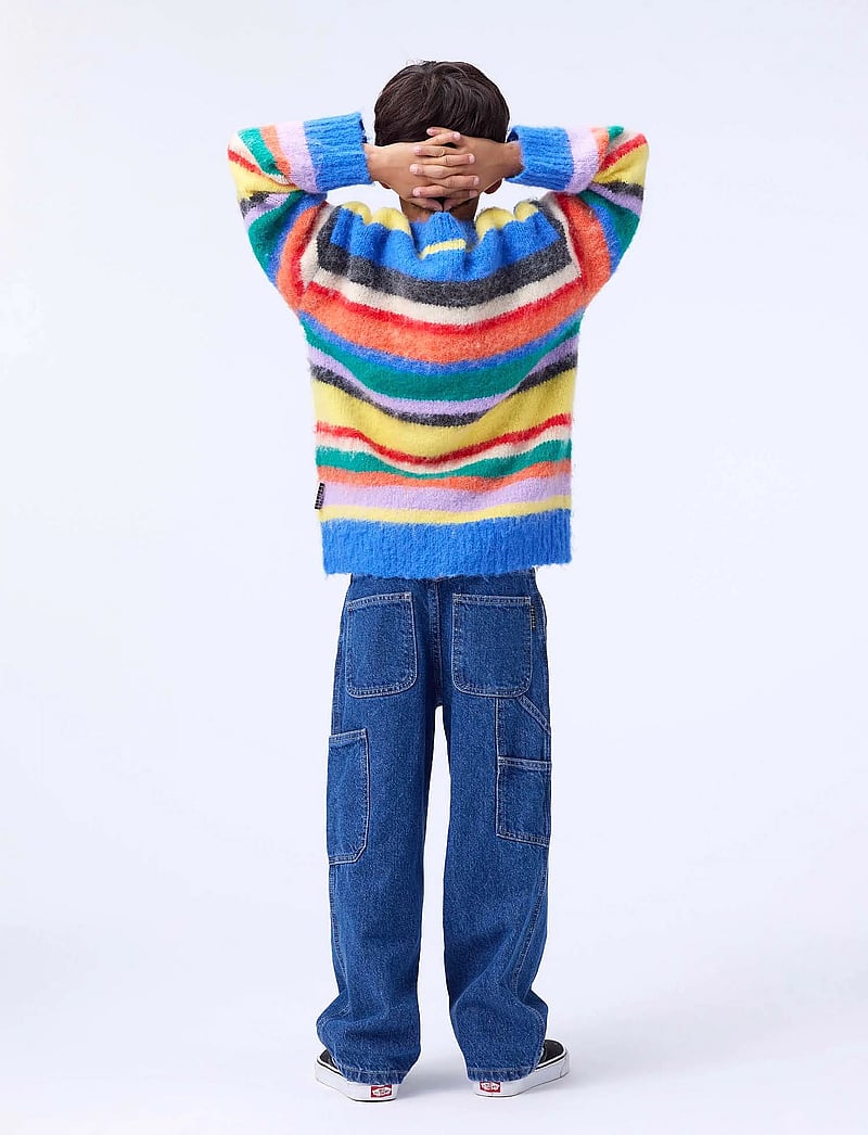 Molo - Brutus - cardigans - fuzzy stripe - 4