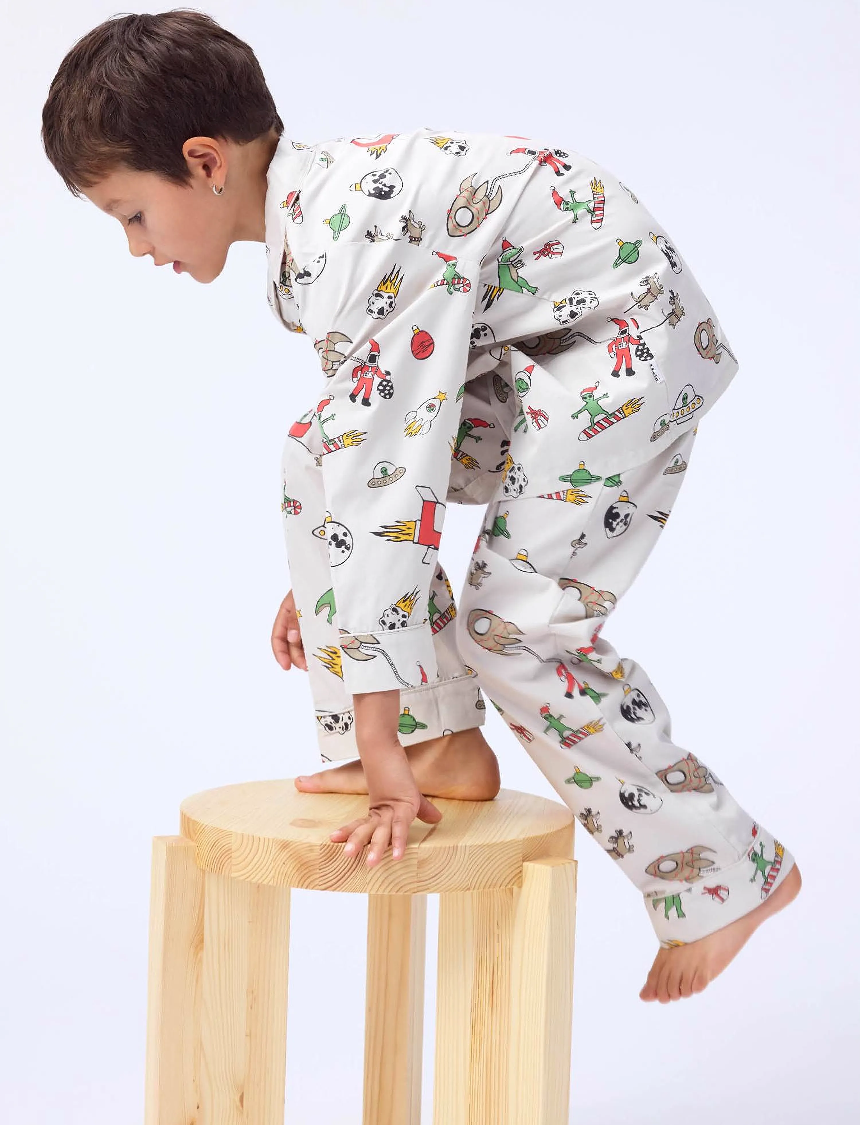 Molo Lex, 128, Pyjamas, Creme - Pyjama Sets, Kinder