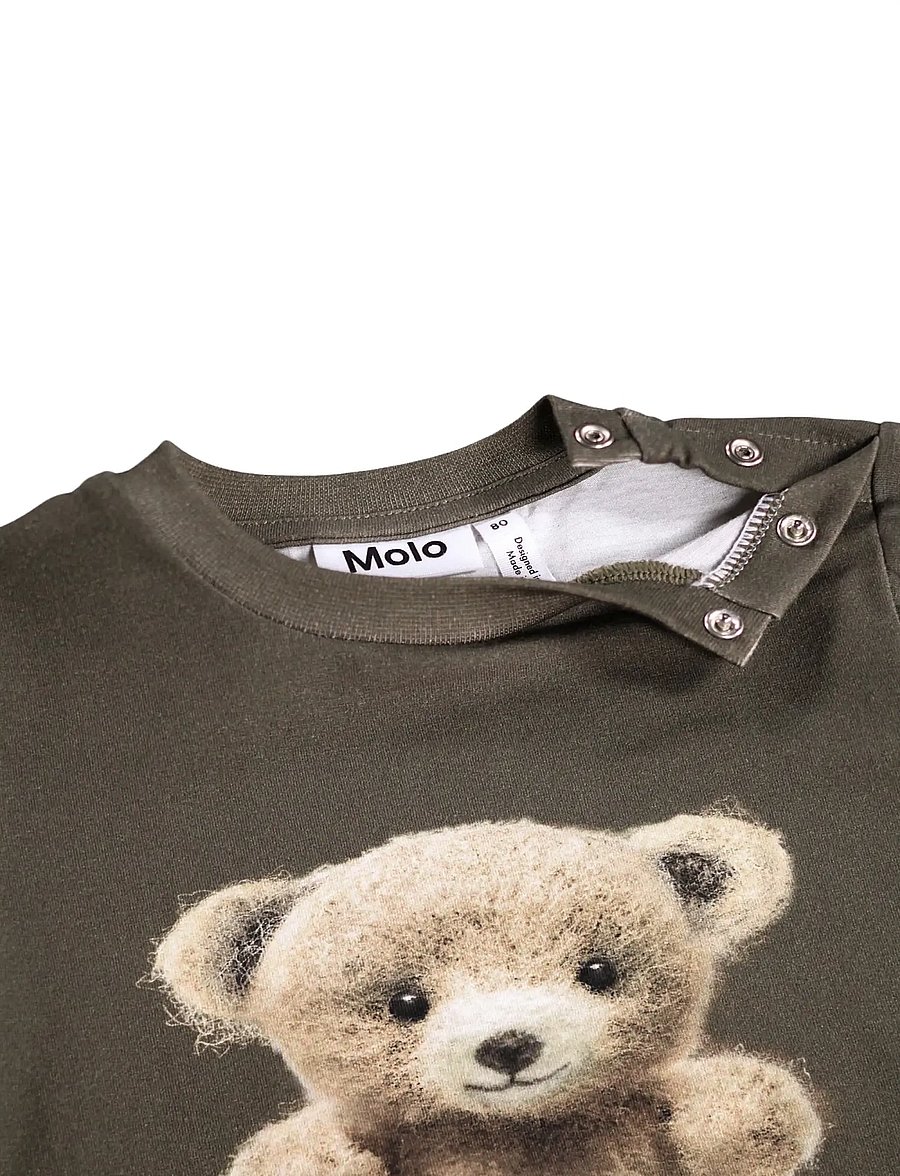 Molo - Eloy - långärmade t-shirts - felt bear - 2