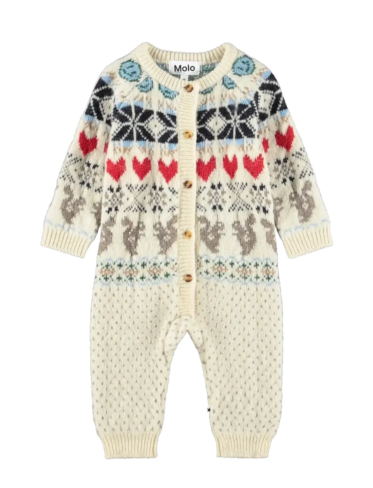 Molo Frej - Vinterkollektion - POLAR KNIT / cream