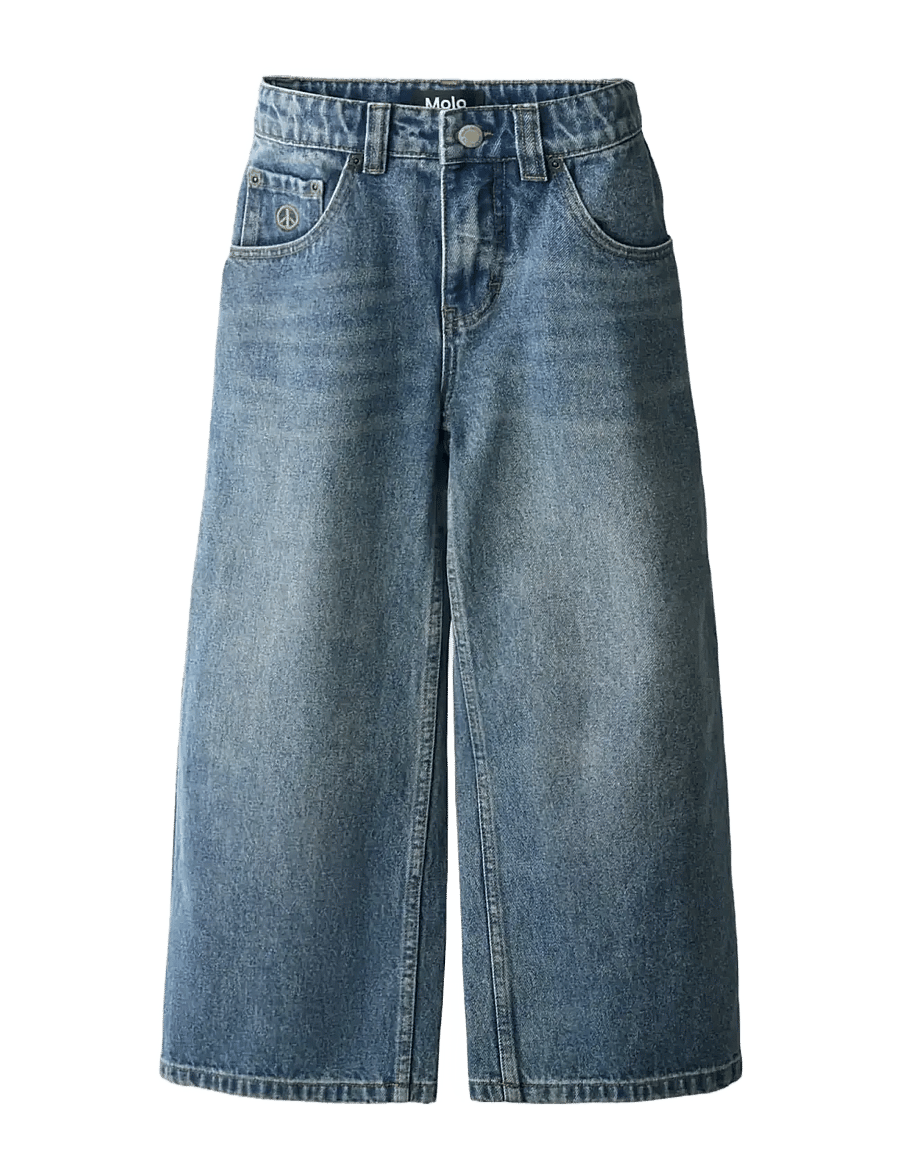 Molo - Askio - brede jeans - tinted vintage blue - 0