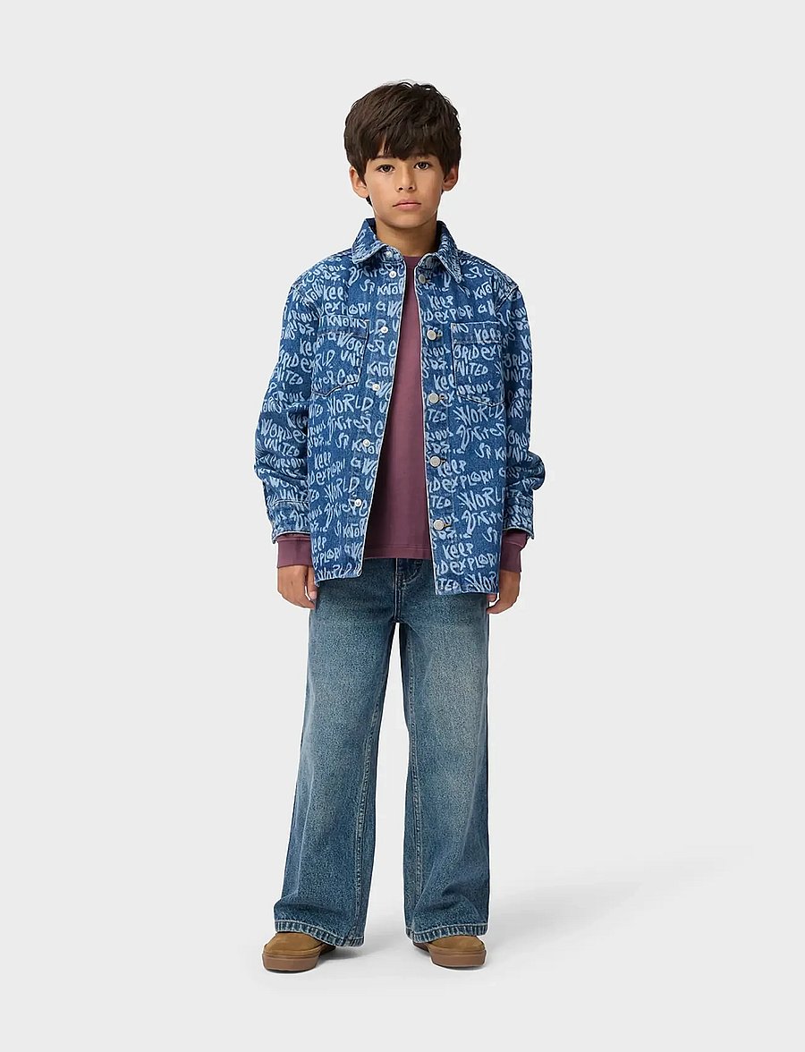 Molo - Askio - brede jeans - tinted vintage blue - 2